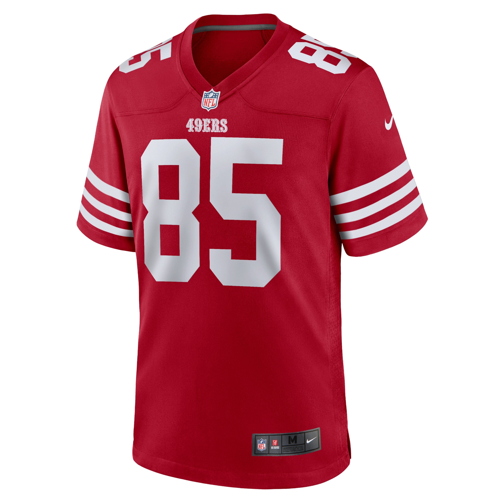George Kittle San Francisco 49ers Nike Player Game Jersey - Scarlet - PersonalJerseys