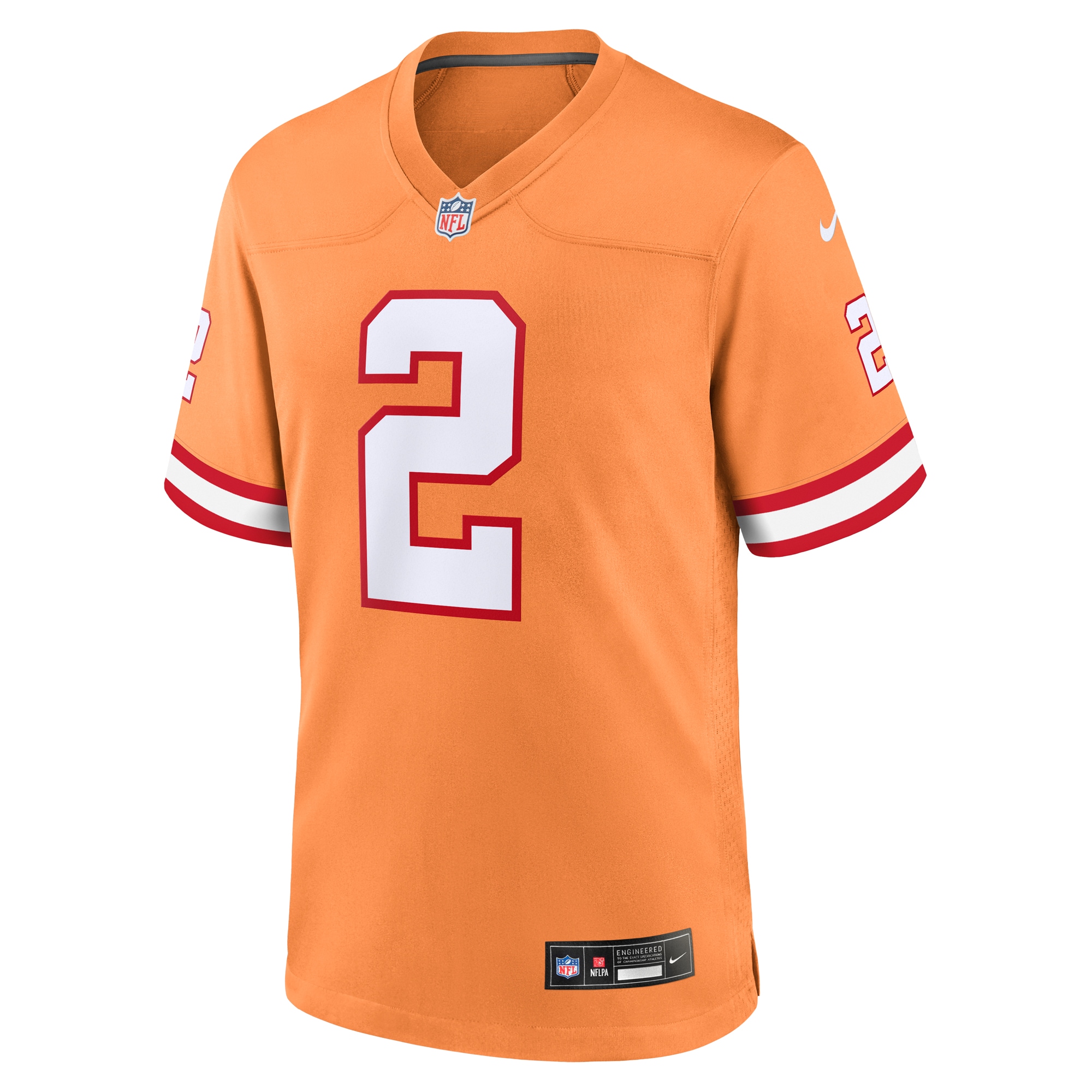 Tampa Bay Buccaneers Kyle Trask Orange Throwback Game Jersey for Youth Women Men - Friend Lounge Store - Shop for All Things Jerseys Sports - PersonalJerseys