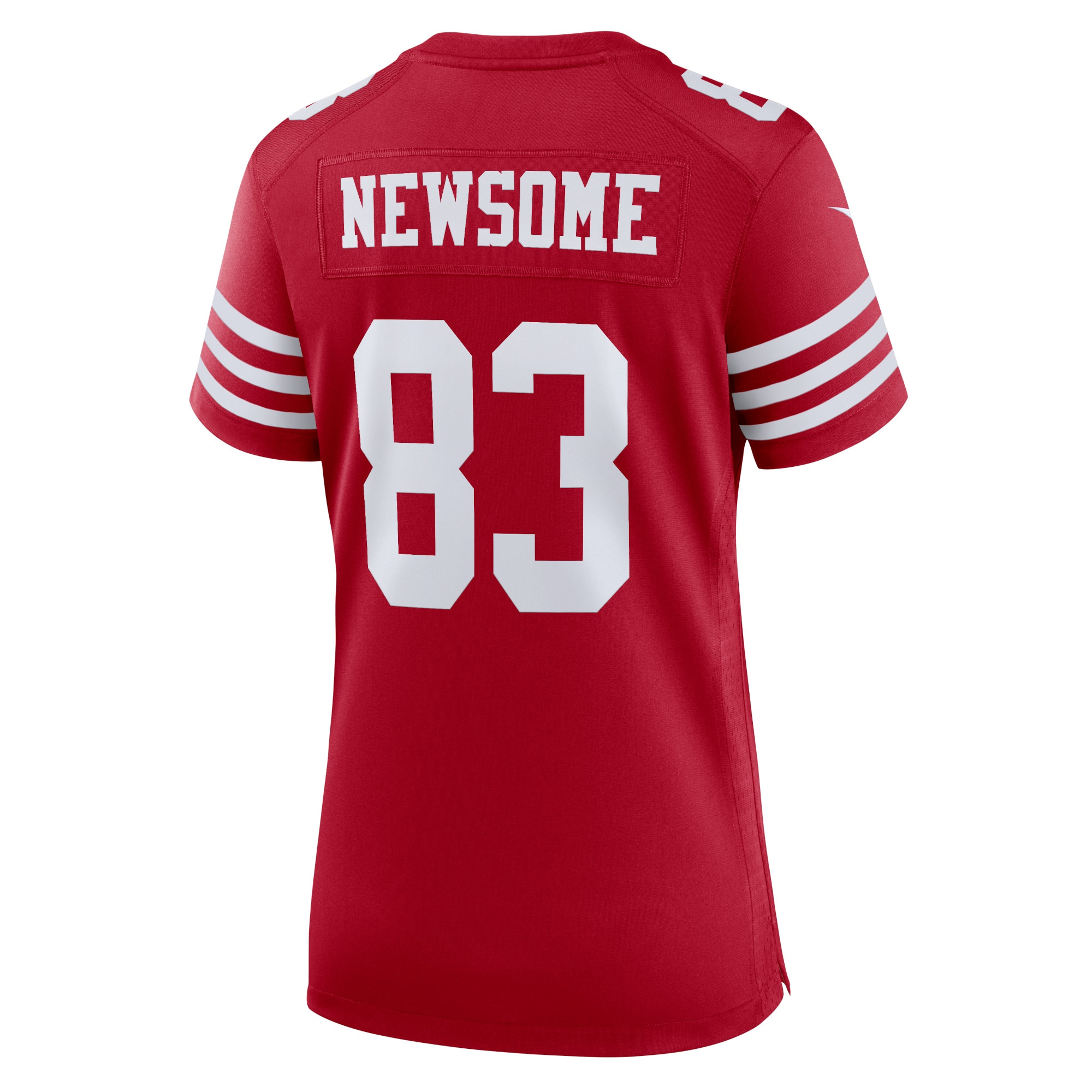 San Francisco 49ers Dazz Newsome Scarlet Home Game Player Jersey for Youth Women Men - Friend Lounge Store - Shop for All Things Jerseys Sports - PersonalJerseys