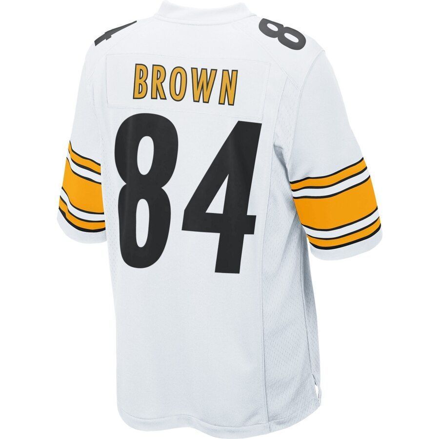 Antonio Brown Pittsburgh Steelers Game Jersey - White - Friend Lounge Store - Shop for All Things Jerseys Sports - PersonalJerseys