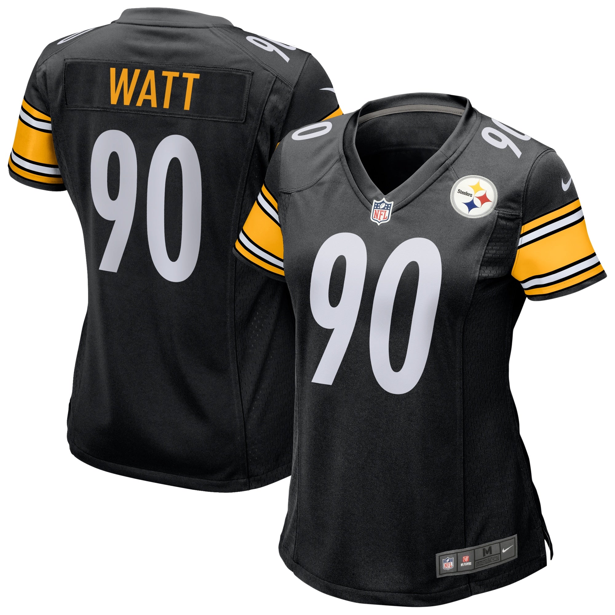 Womens Pittsburgh Steelers TJ Watt Game Vapor Jersey Black - PersonalJerseys