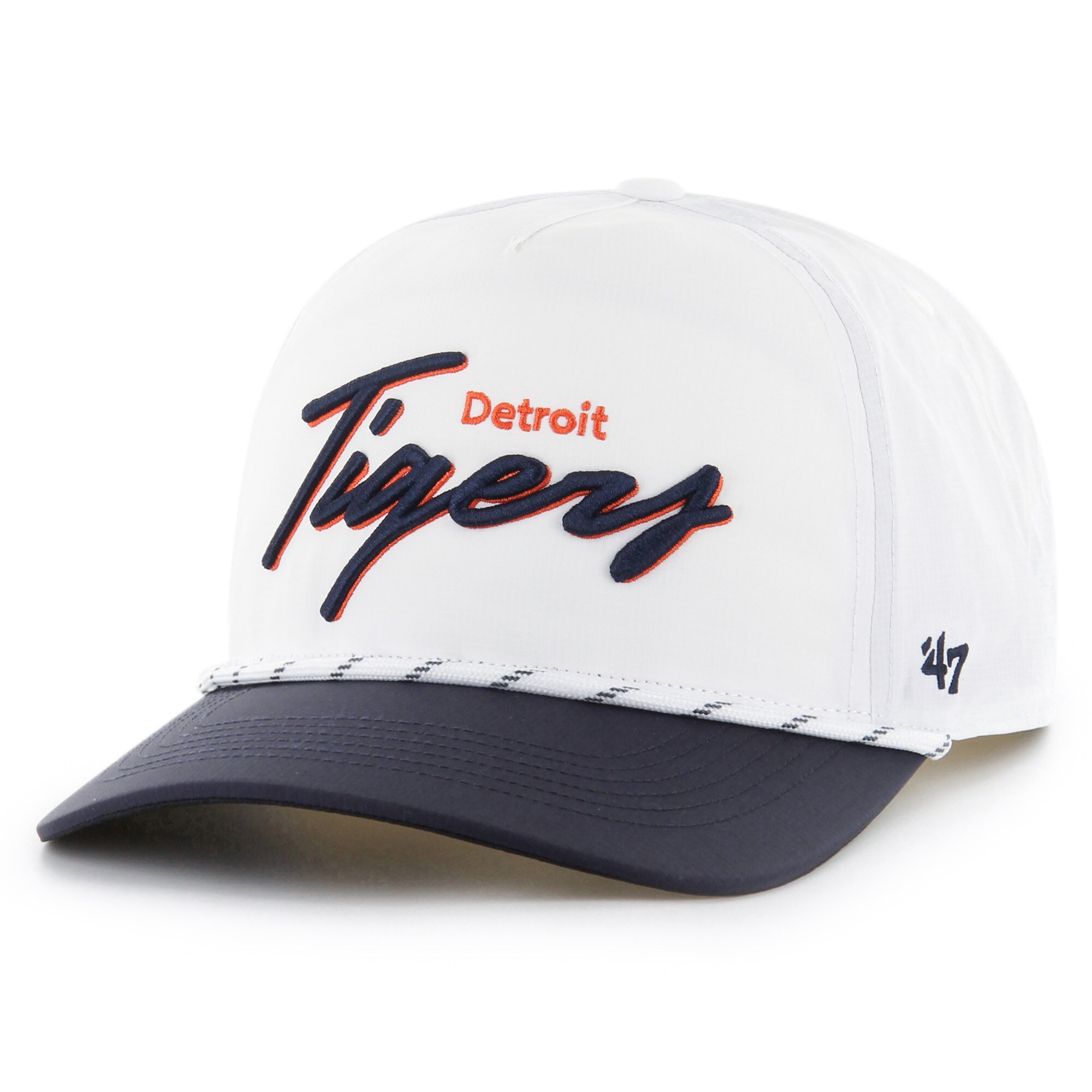 Detroit Tigers '47 Chamberlain Hitch Adjustable Hat - White - PersonalJerseys
