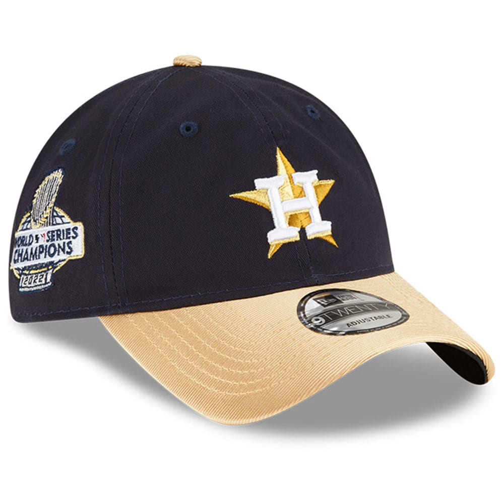 Houston Astros New Era 2023 Gold Collection 9TWENTY Adjustable Hat - Navy - PersonalJerseys