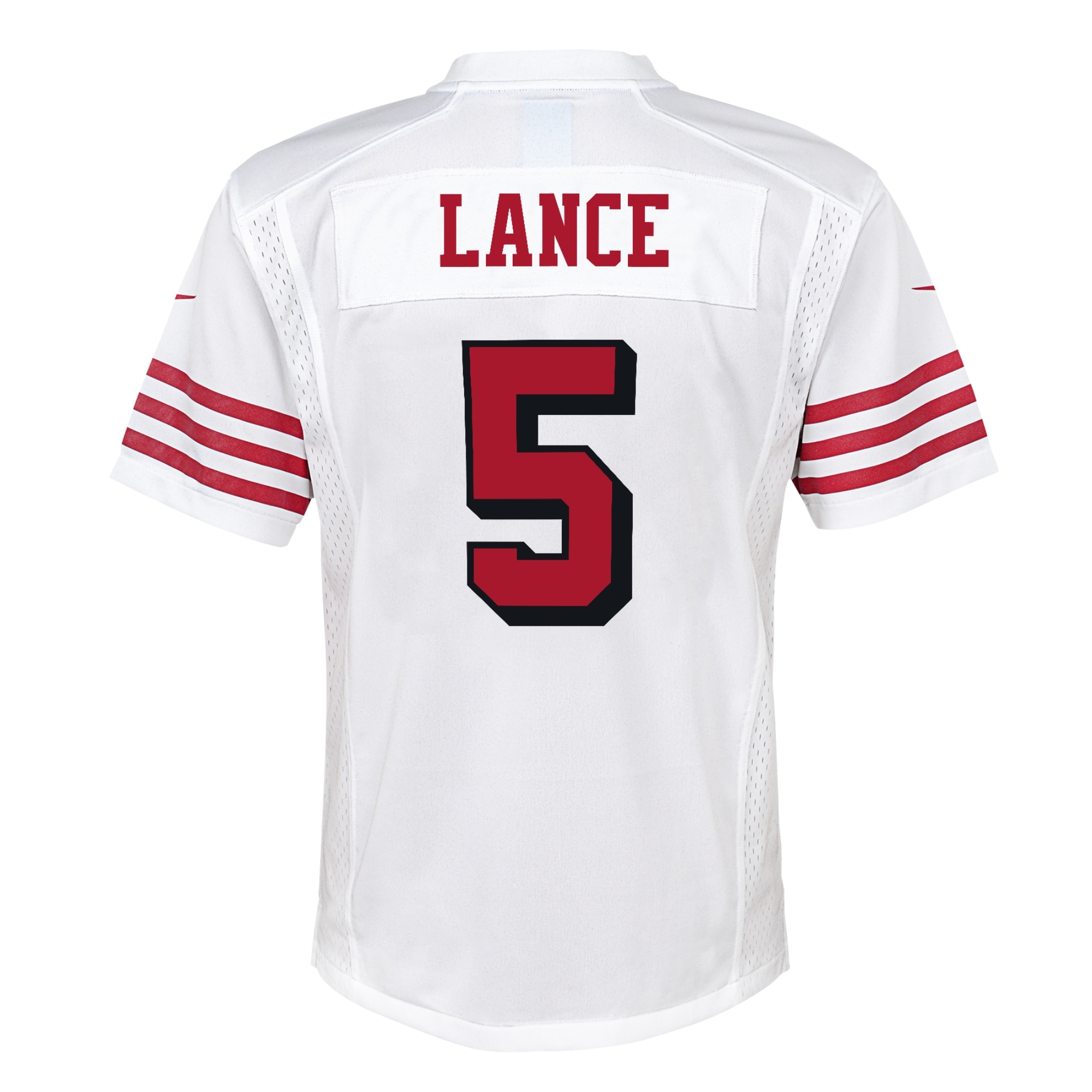 Trey Lance San Francisco 49ers Nike Youth Game Jersey - White - PersonalJerseys