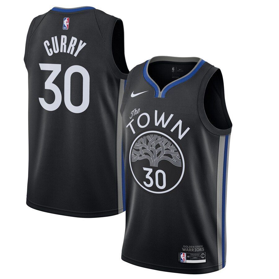 Stephen Curry Golden State Warriors 201920 Finished Swingman Jersey Black - City Edition - Friend Lounge Store - Shop for All Things Jerseys Sports - PersonalJerseys