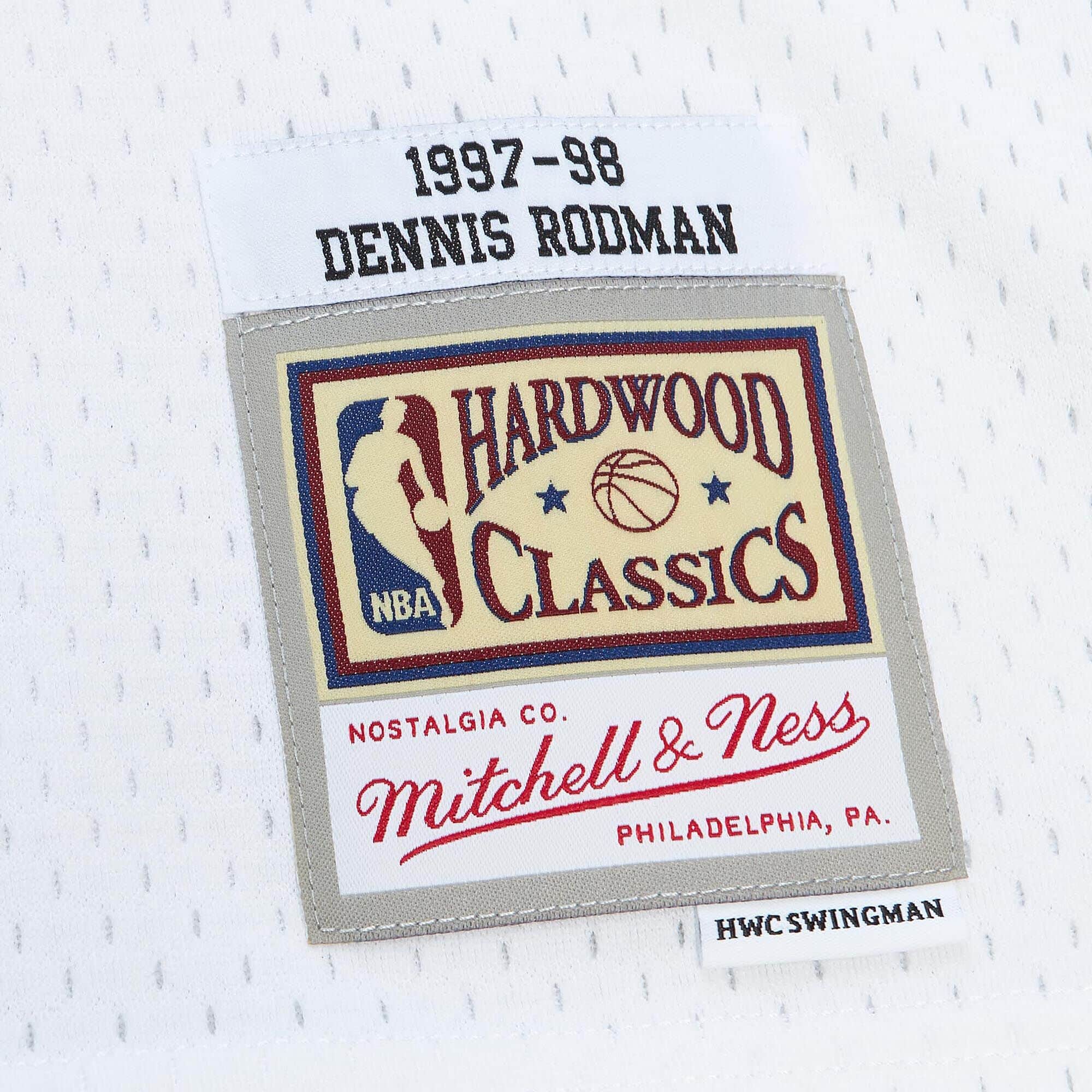 Cracked Cement Swingman Dennis Rodman Chicago Bulls 1997-98 Jersey - PersonalJerseys