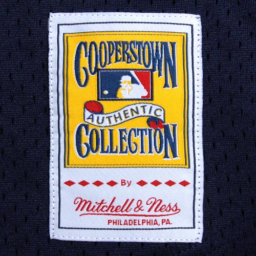 Bernie Williams New York Yankees Mitchell & Ness Cooperstown Mesh Batting Practice Jersey - Navy - PersonalJerseys