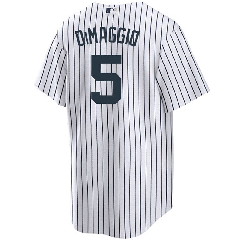 Youth New York Yankees Joe DiMaggio Replica Home Jersey - White - PersonalJerseys
