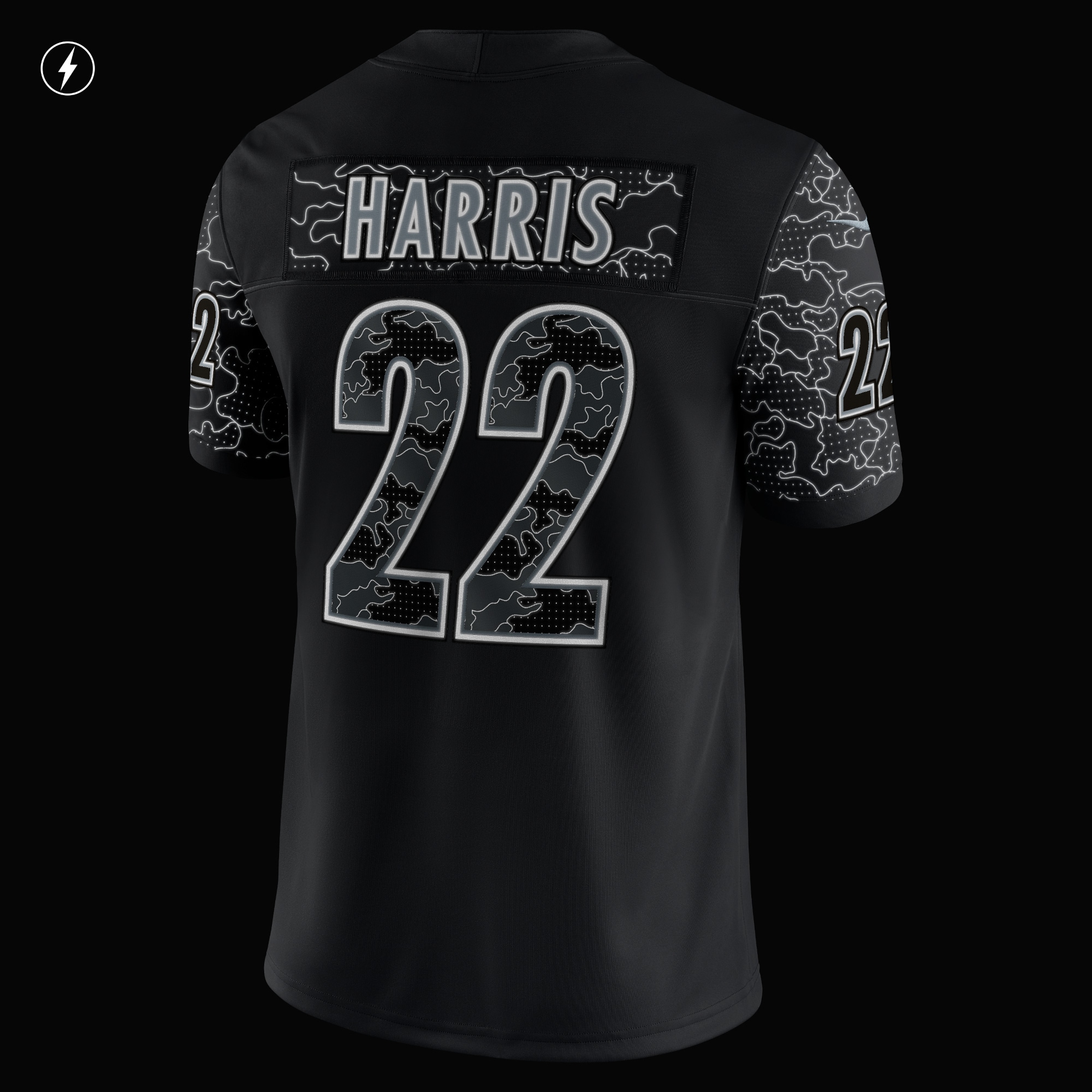 Najee Harris Pittsburgh Steelers Nike RFLCTV Limited Jersey - Black - PersonalJerseys