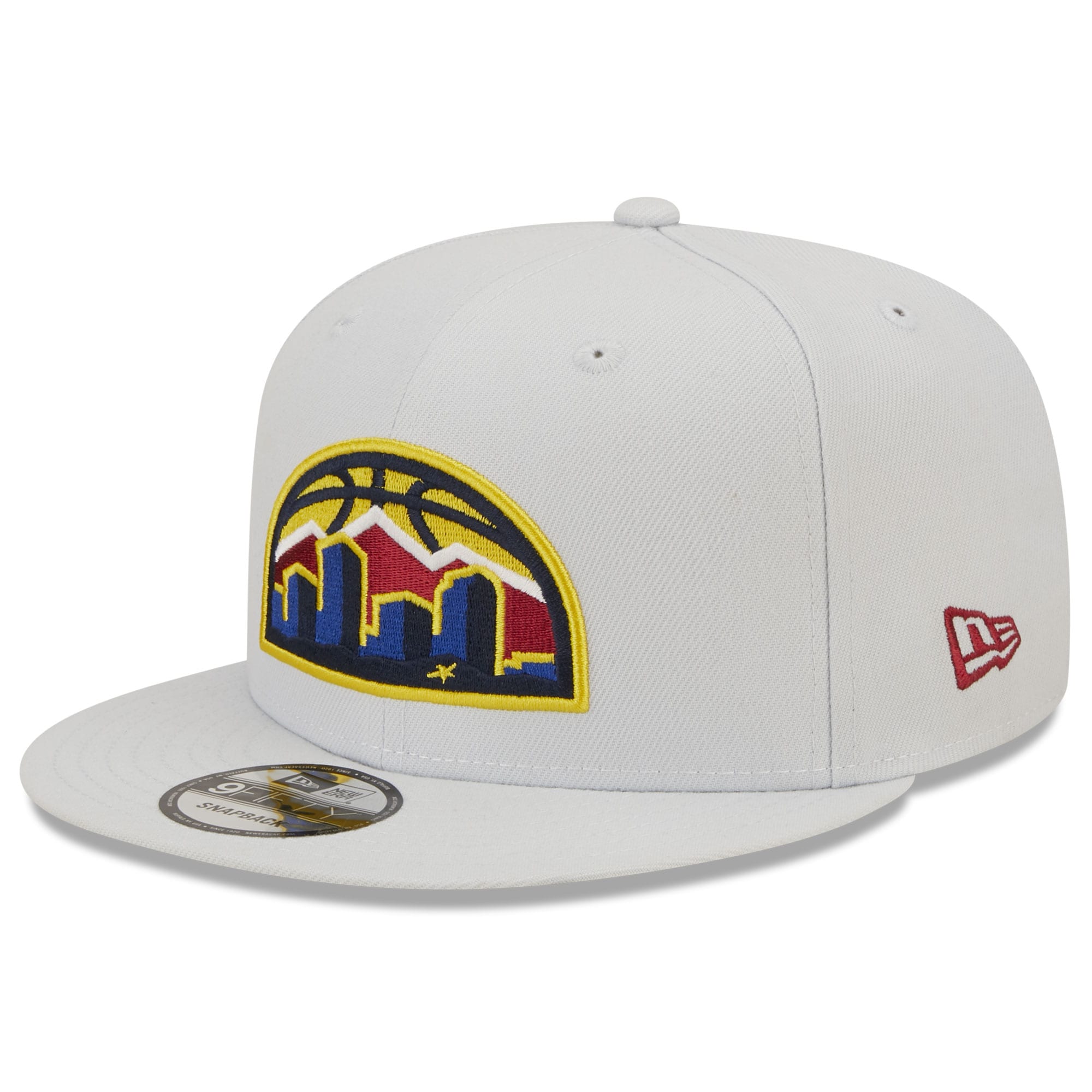 Denver Nuggets New Era 2022/23 City Edition Official 9FIFTY Snapback Adjustable Hat - Gray - PersonalJerseys