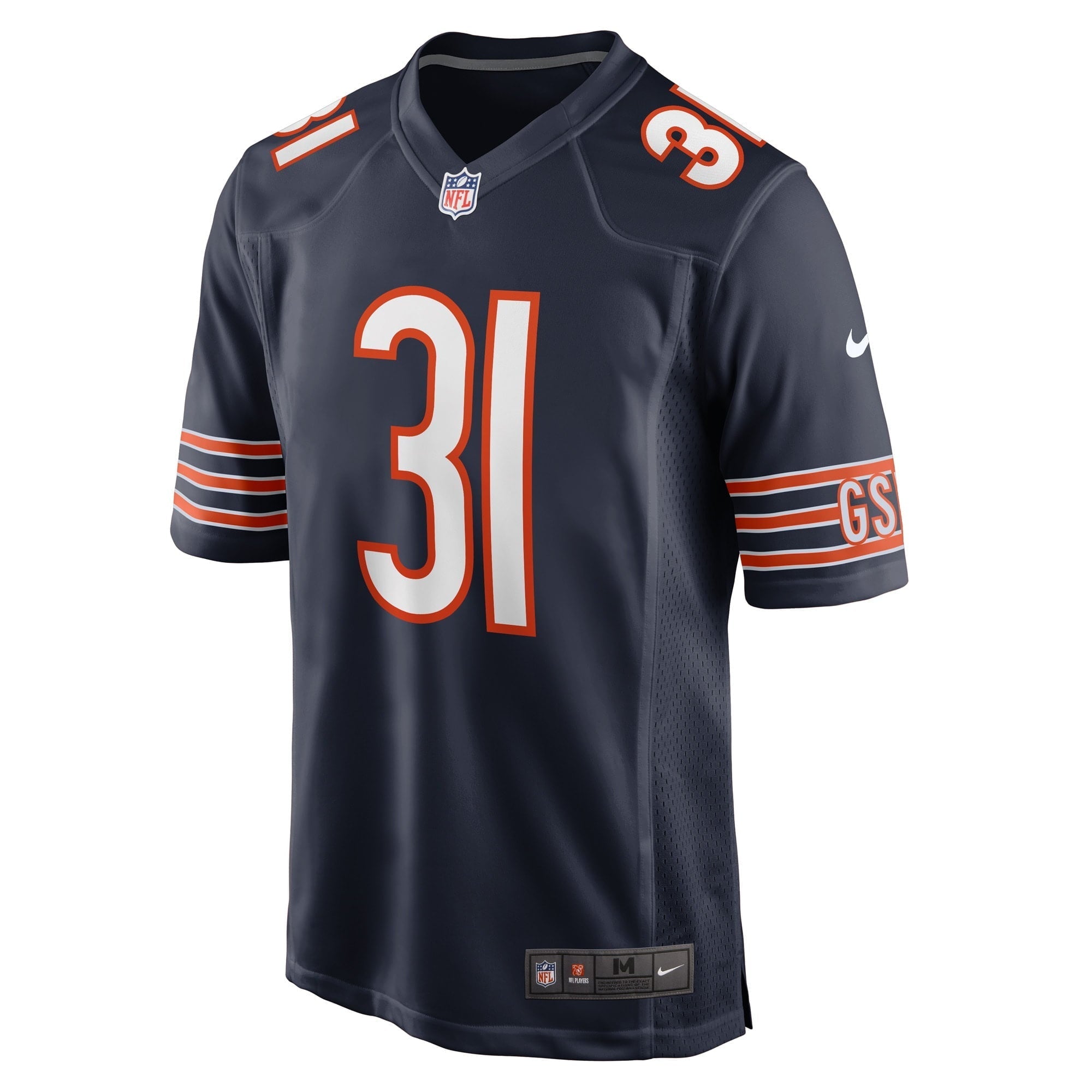 Men's Nike Jaylon Jones Navy Chicago Bears Game Player Jersey - PersonalJerseys