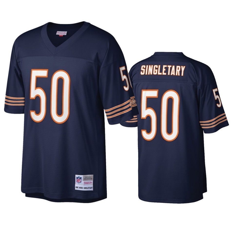 Chicago Bears Mike Singletary Navy Legacy Jersey - Friend Lounge Store - Shop for All Things Jerseys Sports - PersonalJerseys