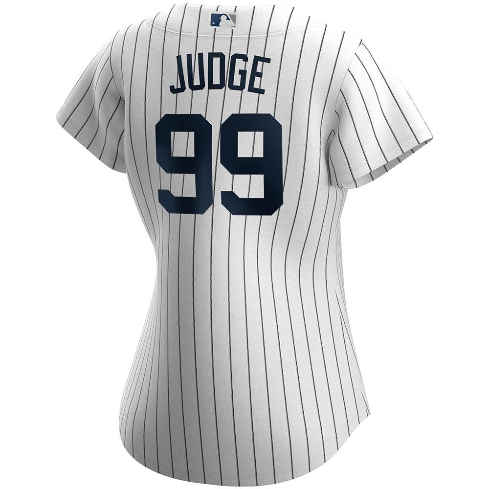 Womens New York Yankees Aaron Judge Cool Base Replica Jersey White - PersonalJerseys