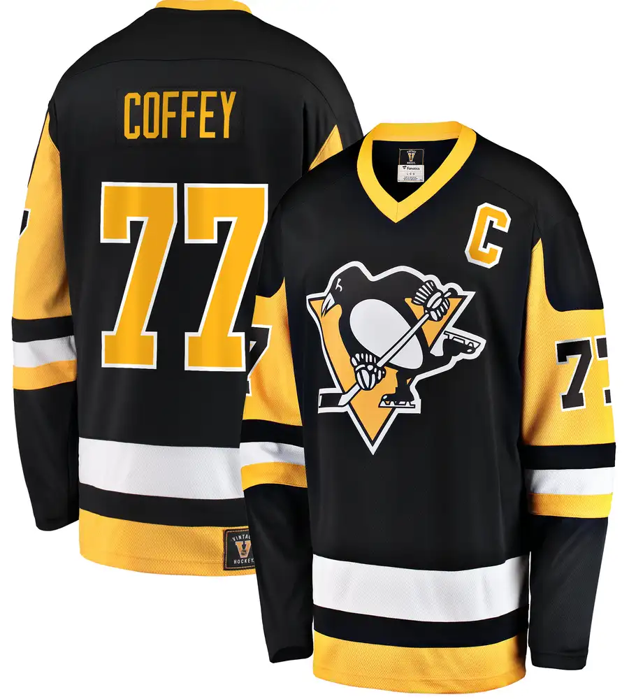 Paul Coffey Pittsburgh Penguins Premier Breakaway Retired Player Jersey - Black - Friend Lounge Store - Shop for All Things Jerseys Sports - PersonalJerseys