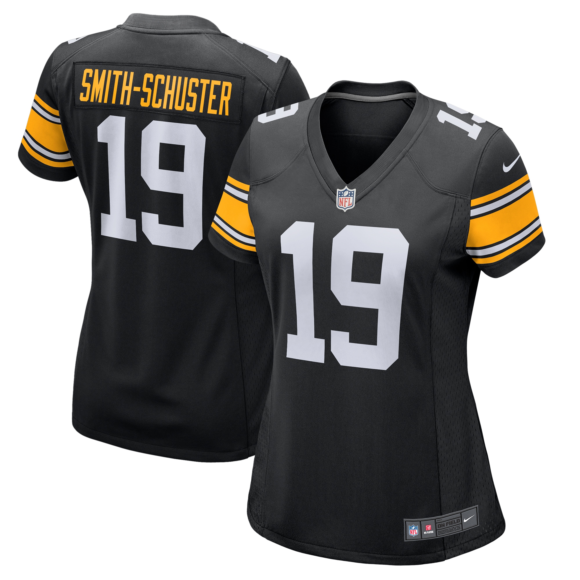 JuJu Smith-Schuster Pittsburgh Steelers Nike Women's Alternate Game Jersey - Black - PersonalJerseys