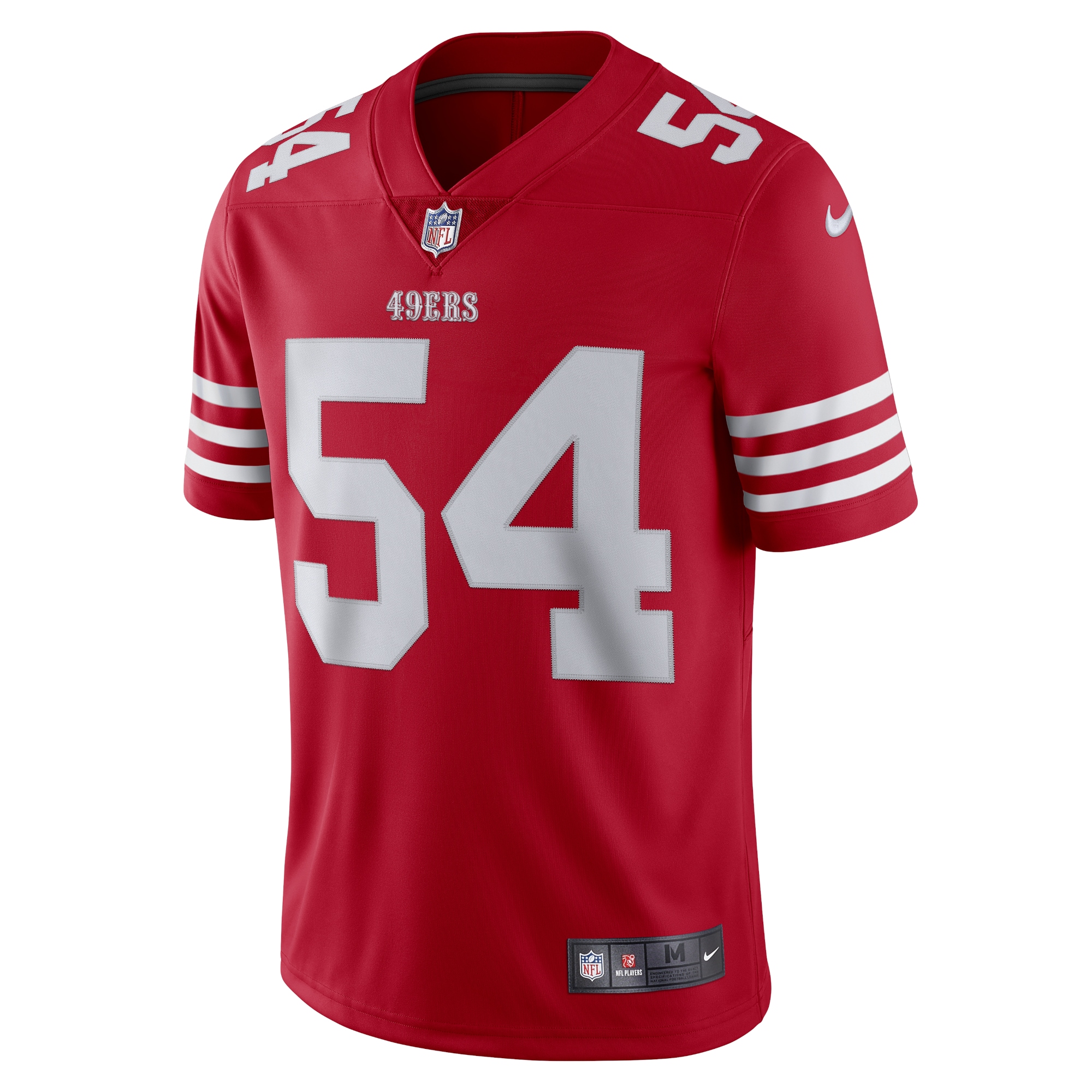 Fred Warner San Francisco 49ers Nike Vapor Limited Jersey - Scarlet - PersonalJerseys