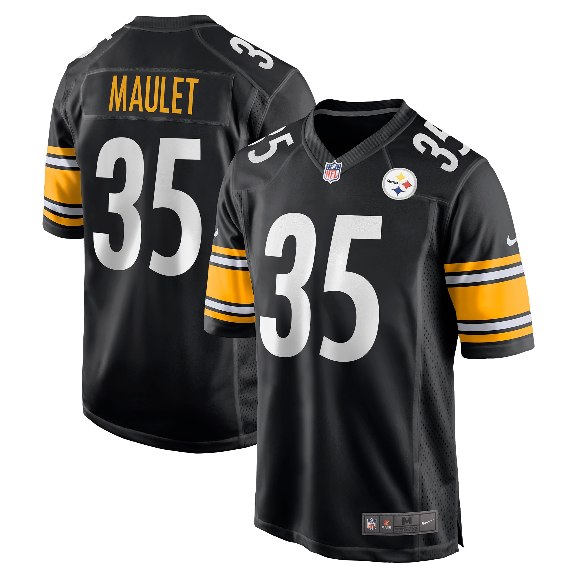 Arthur Maulet Pittsburgh Steelers Nike Game Jersey - Black - PersonalJerseys