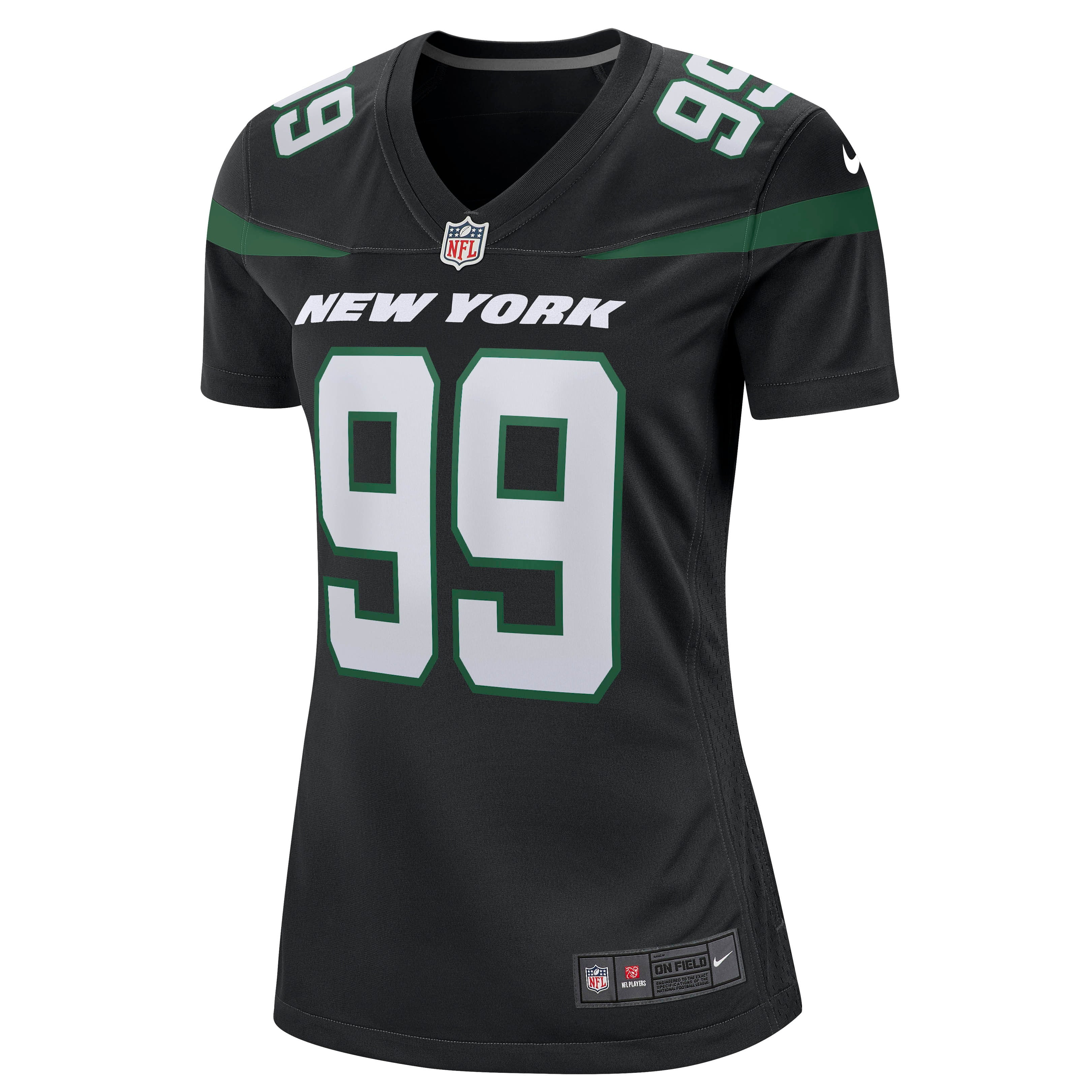 Women's Nike Mark Gastineau Stealth Black New York Jets Game Jersey - PersonalJerseys