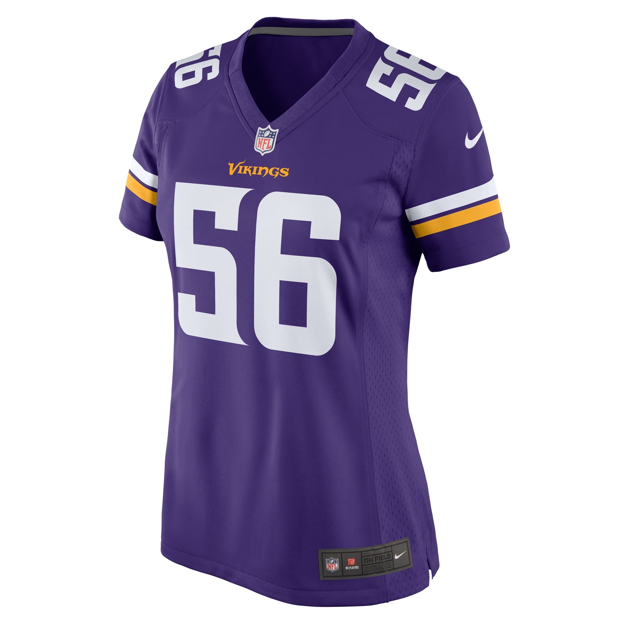 Women's Nike Garrett Bradbury Purple Minnesota Vikings Game Jersey - PersonalJerseys