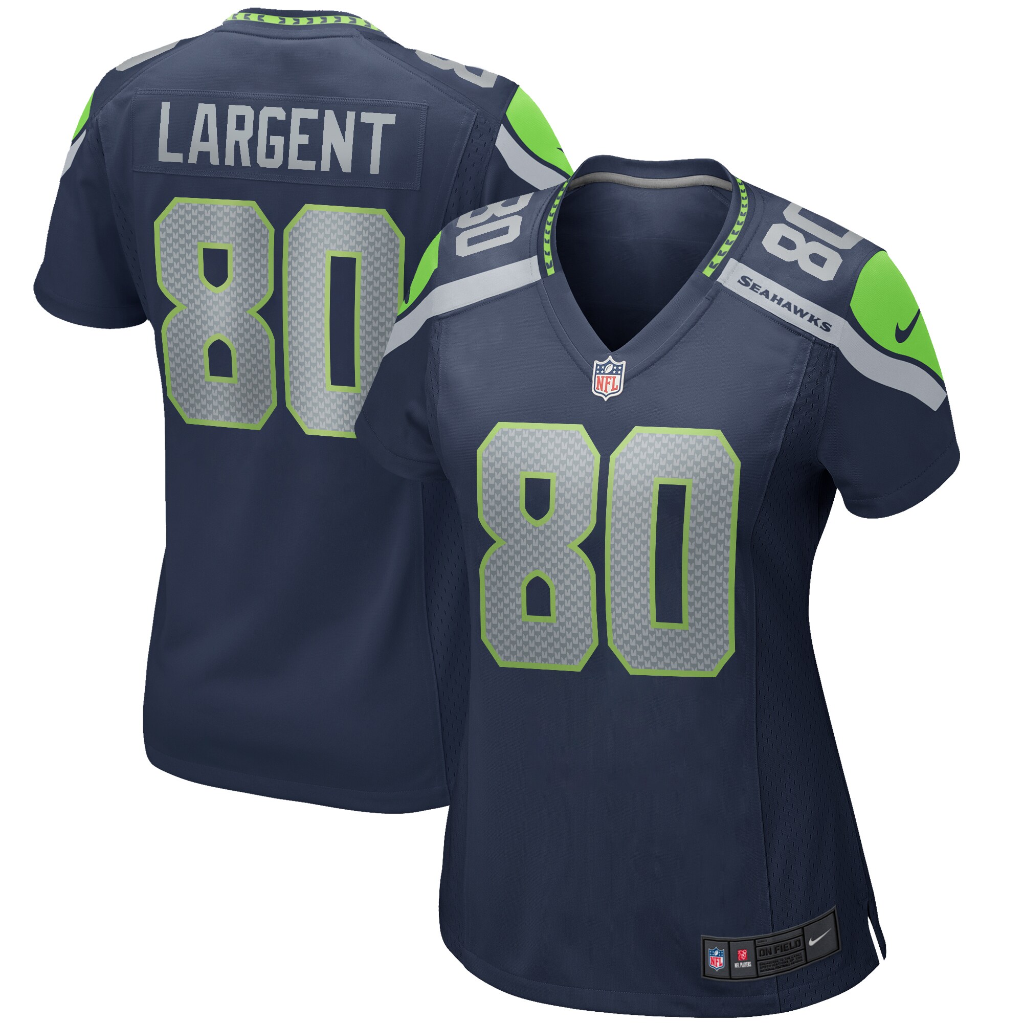 Steve Largent Seattle Seahawks Nike Women's Game Retired Player Jersey - College Navy - PersonalJerseys