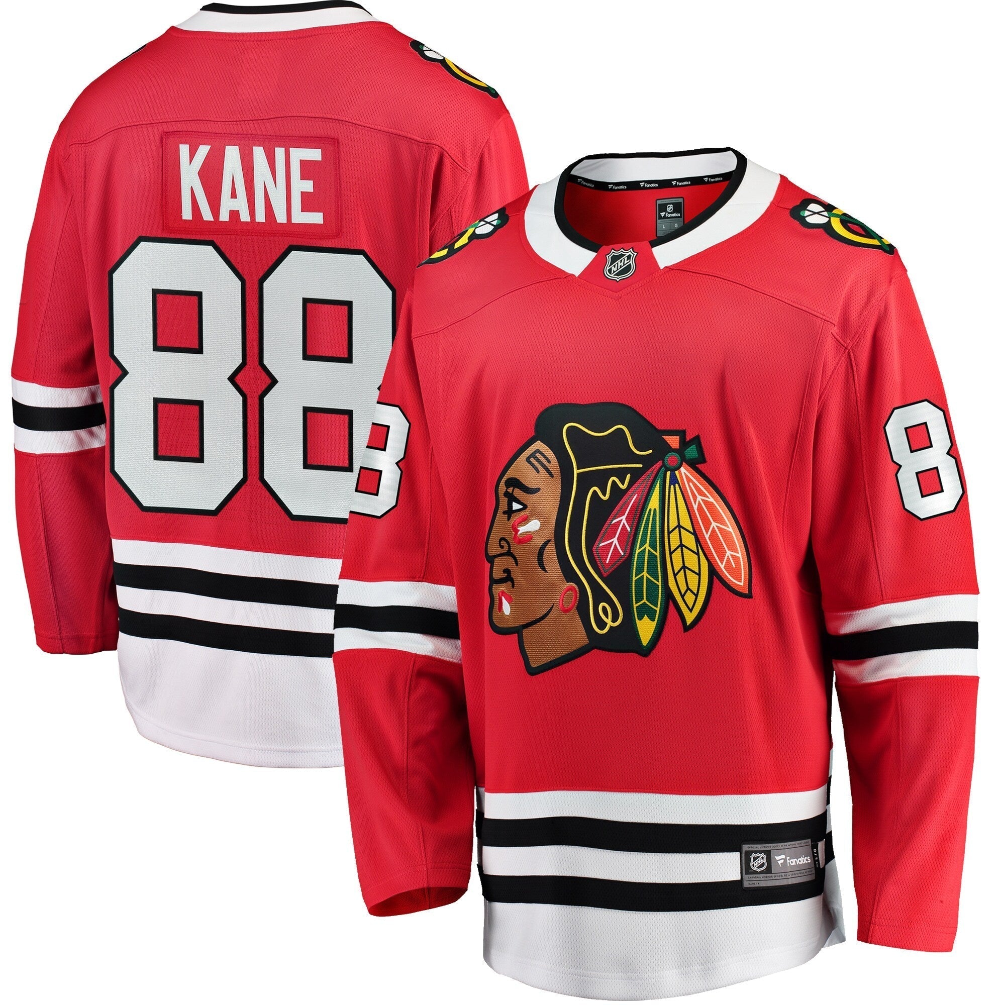 Patrick Kane Chicago Blackhawks Fanatics Red Breakaway Men's Jersey - PersonalJerseys
