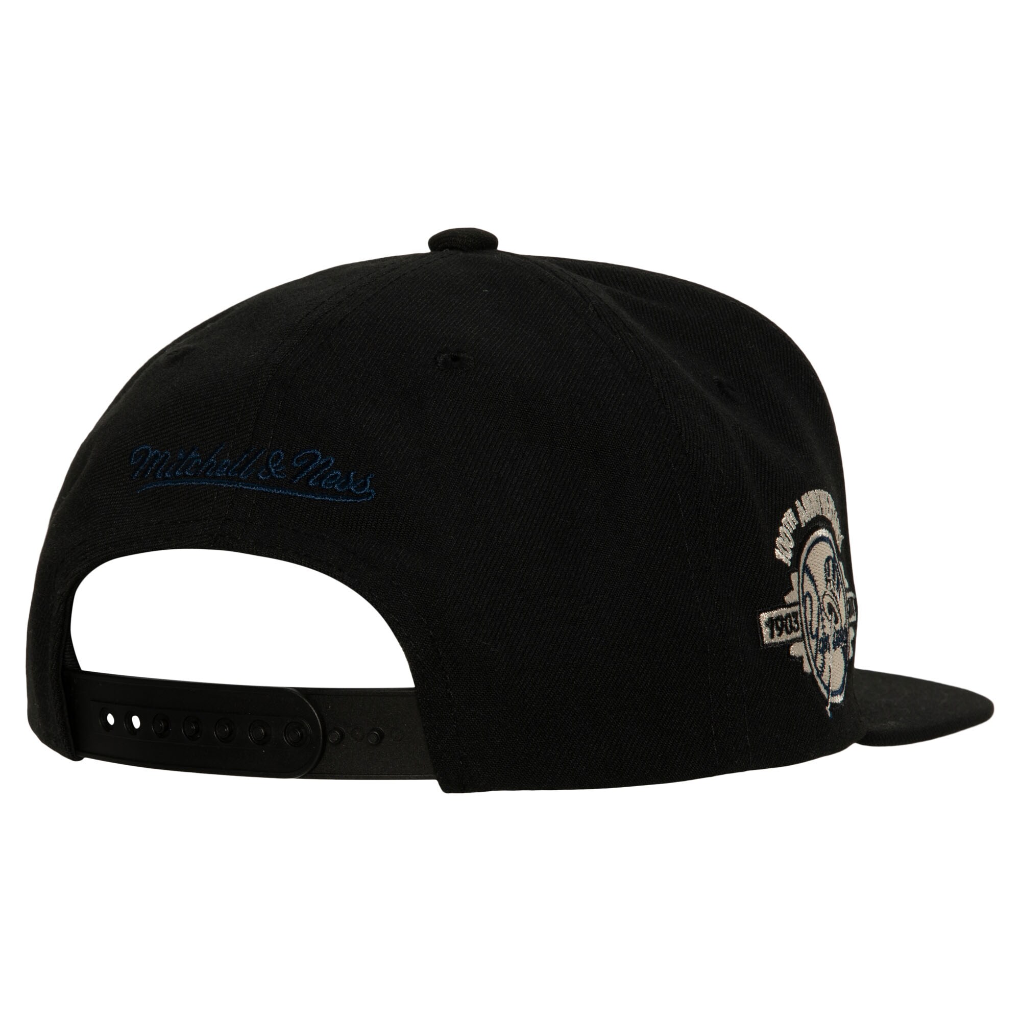 New York Yankees Mitchell & Ness Cooperstown Collection True Classics Snapback Hat - Black - PersonalJerseys