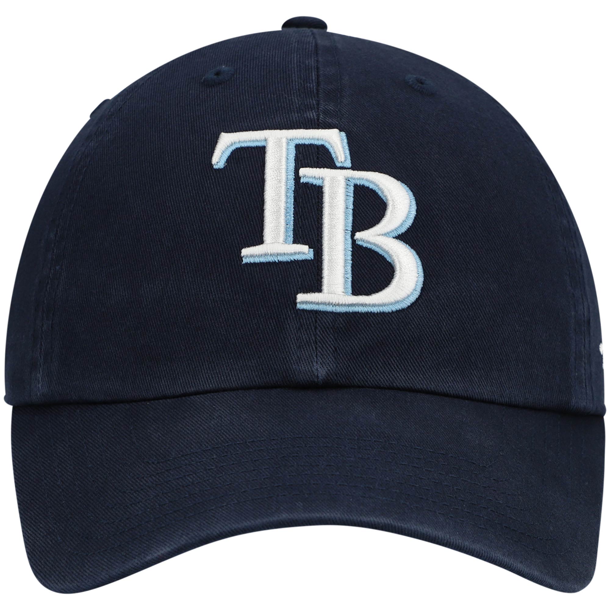 Tampa Bay Rays '47 Youth Team Logo Clean Up Adjustable Hat - Navy - PersonalJerseys