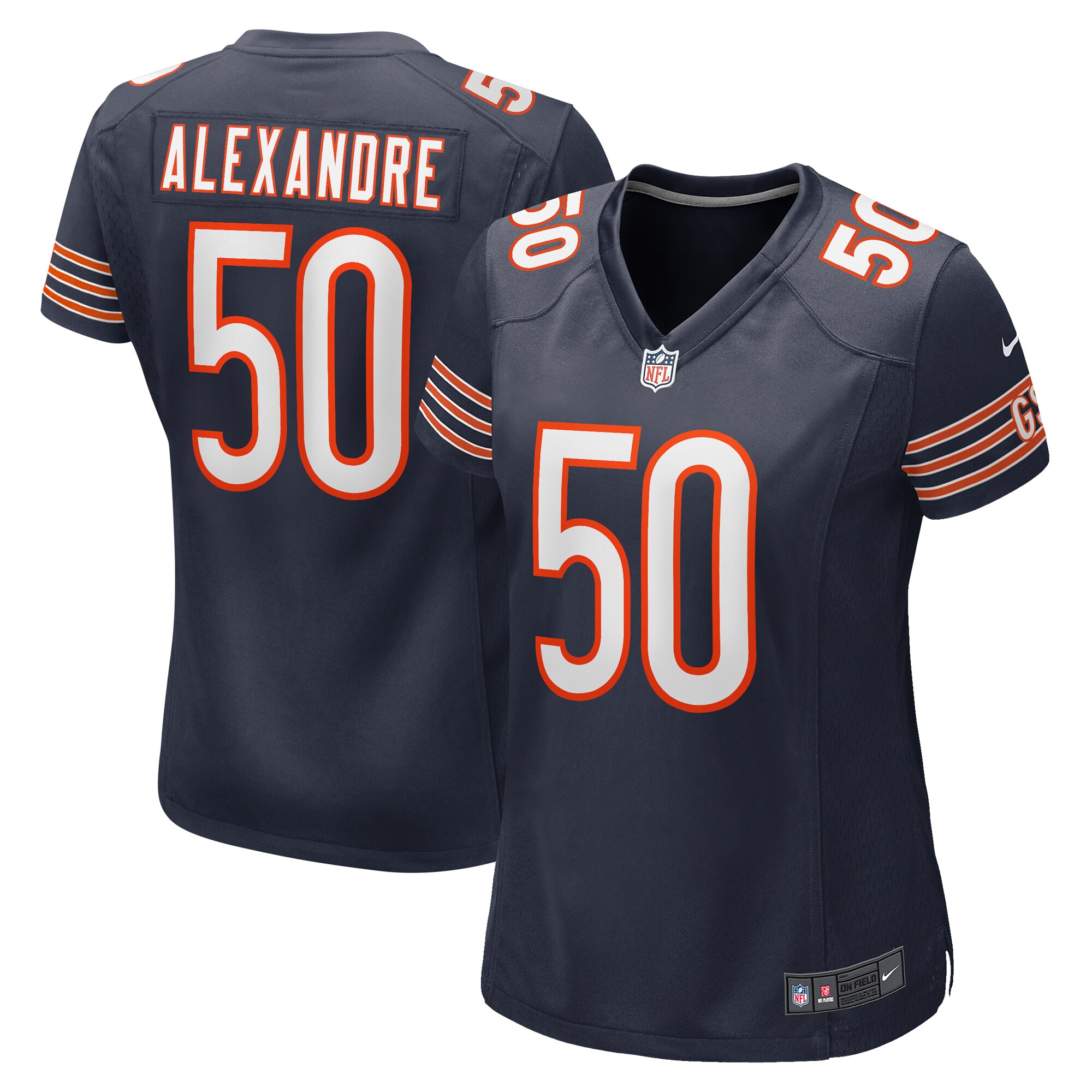 Deslin Alexandre Chicago Bears Nike Women's Team Game Jersey -  Navy - PersonalJerseys