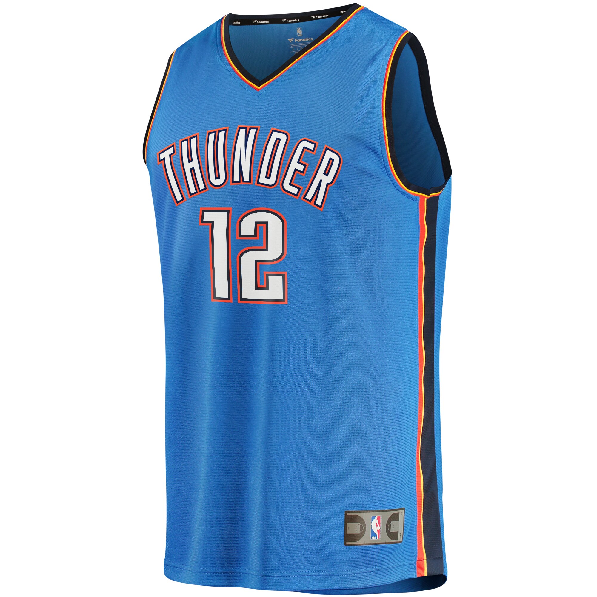 Lindy Waters III Oklahoma City Thunder Fanatics Branded Youth Fast Break Player Jersey - Icon Edition - Blue - PersonalJerseys