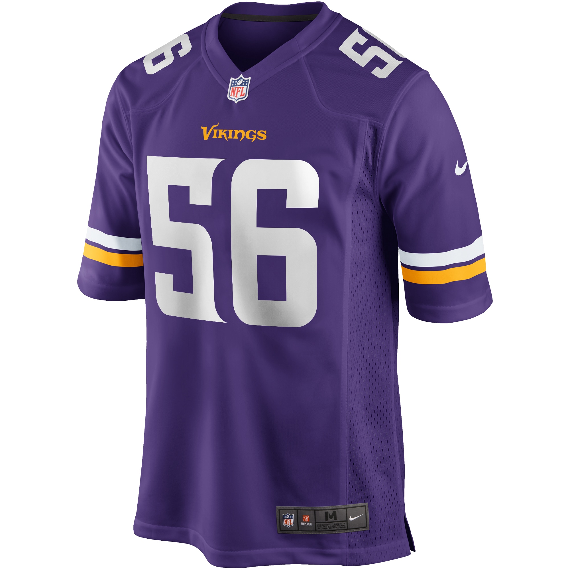 Garrett Bradbury Minnesota Vikings Nike Game Player Jersey - Purple - PersonalJerseys