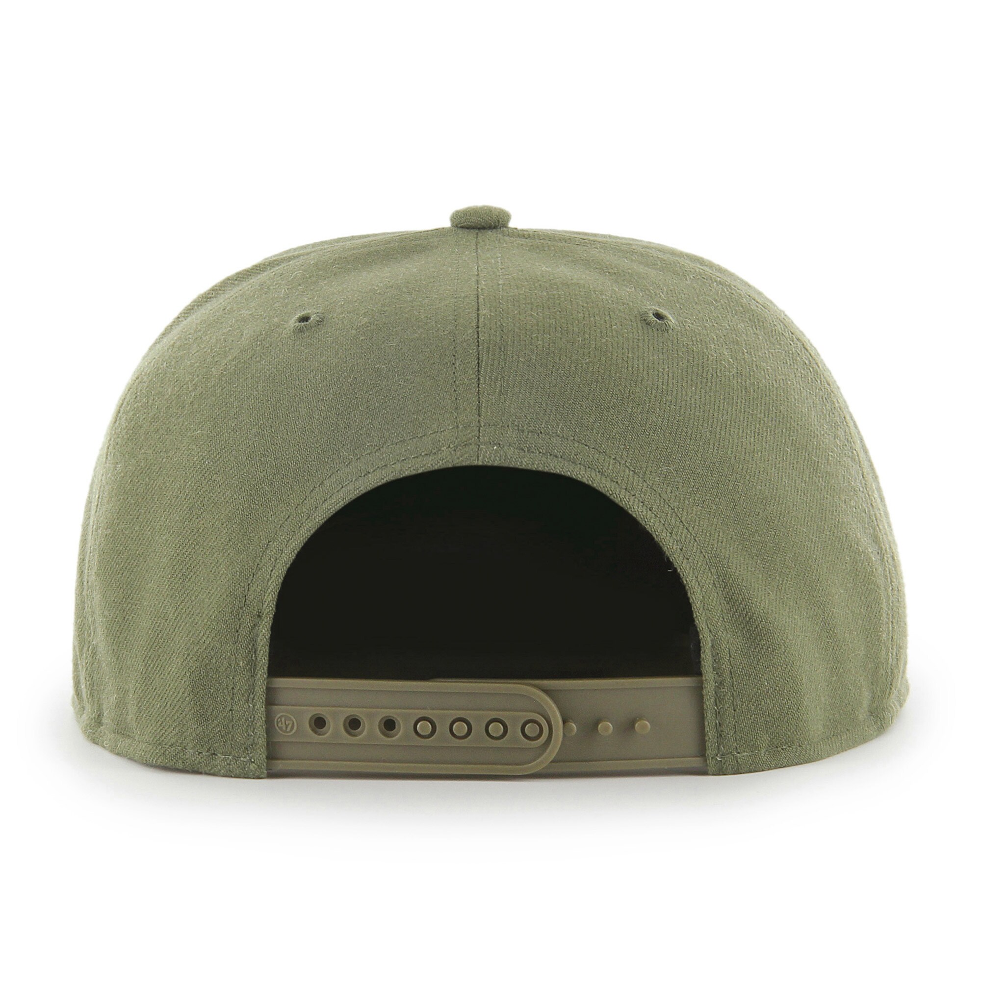 Miami Heat '47 Ballpark Camo Captain Snapback Hat - Olive - PersonalJerseys