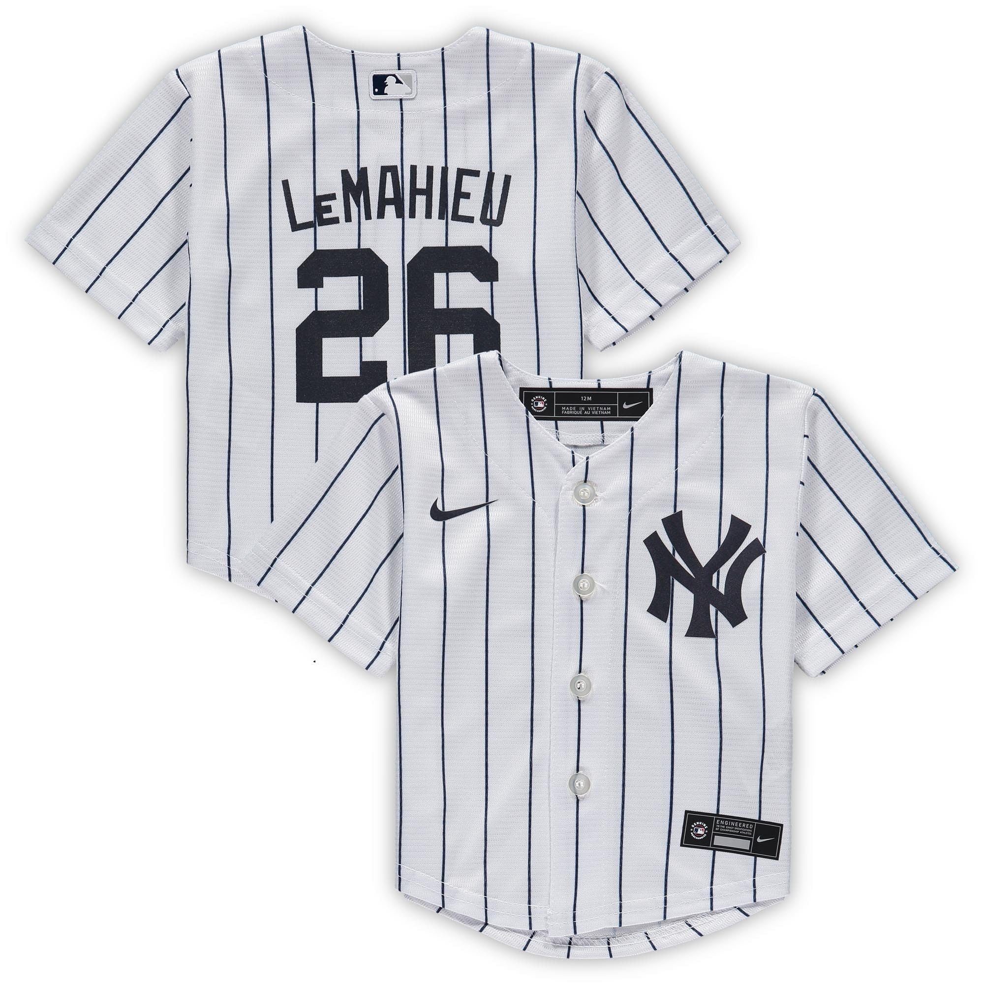 Infant Nike DJ LeMahieu White New York Yankees Home Replica Player Jersey - PersonalJerseys