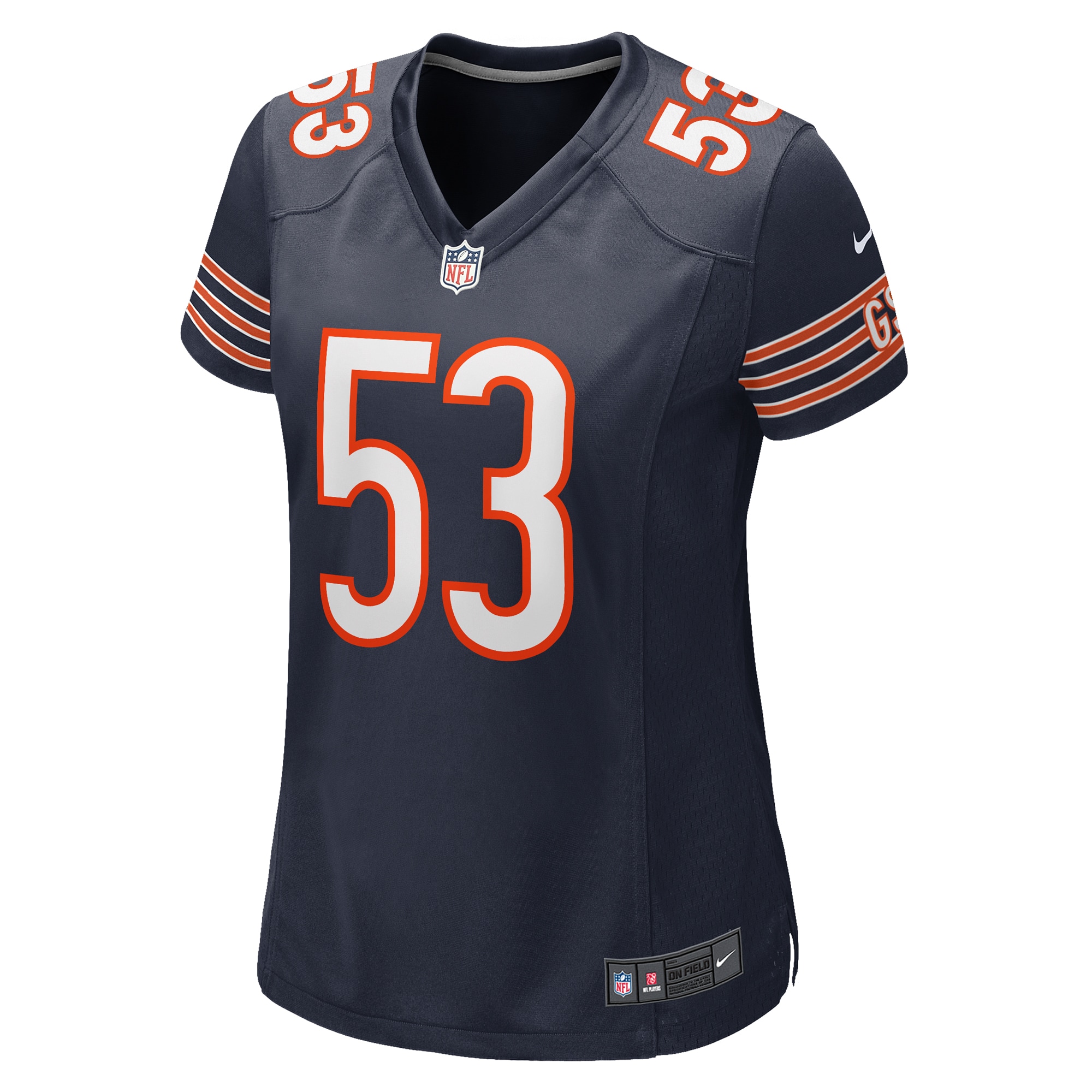 TJ Edwards Chicago Bears Nike Women's Game Player Jersey - Navy - PersonalJerseys