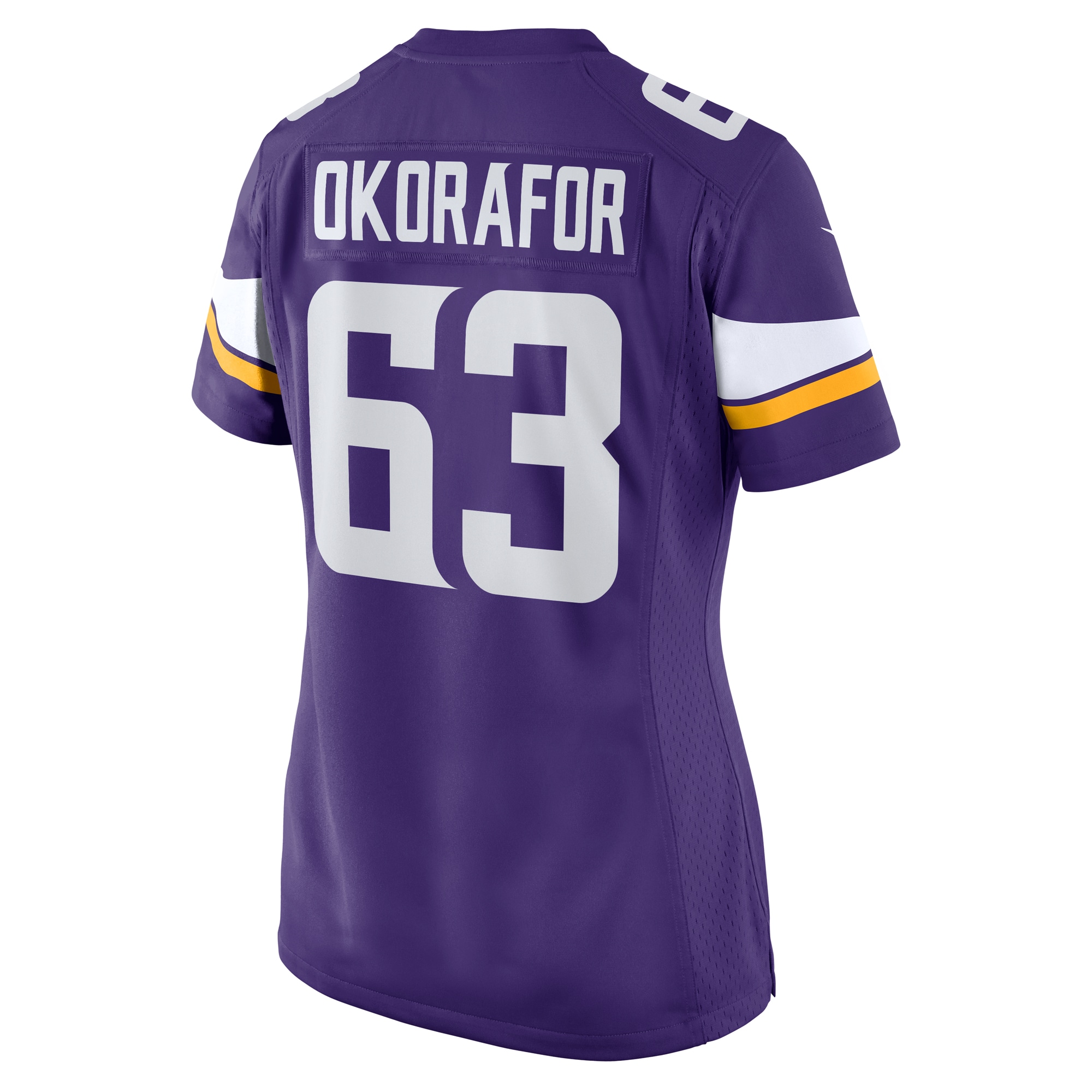 Chim Okorafor Minnesota Vikings Nike Women's Team Game Jersey - Purple - PersonalJerseys