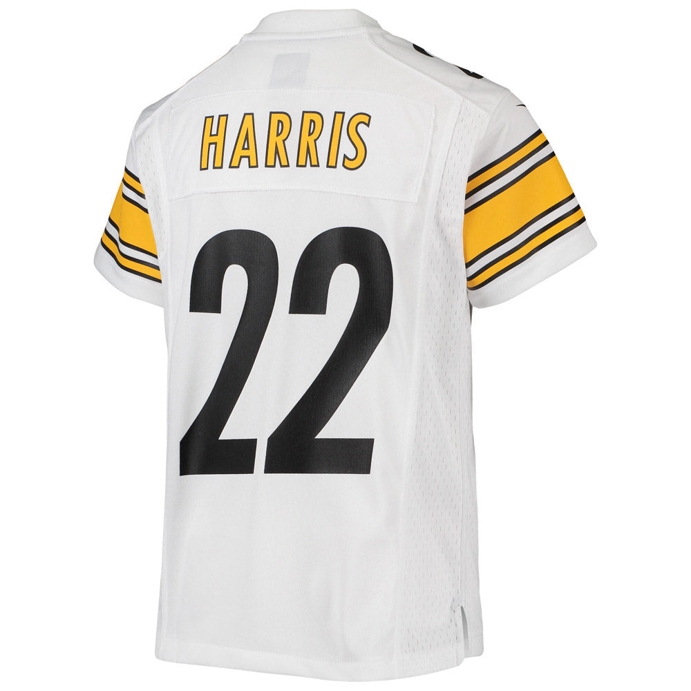 Youth Pittsburgh Steelers Najee Harris Game Jersey- White - PersonalJerseys