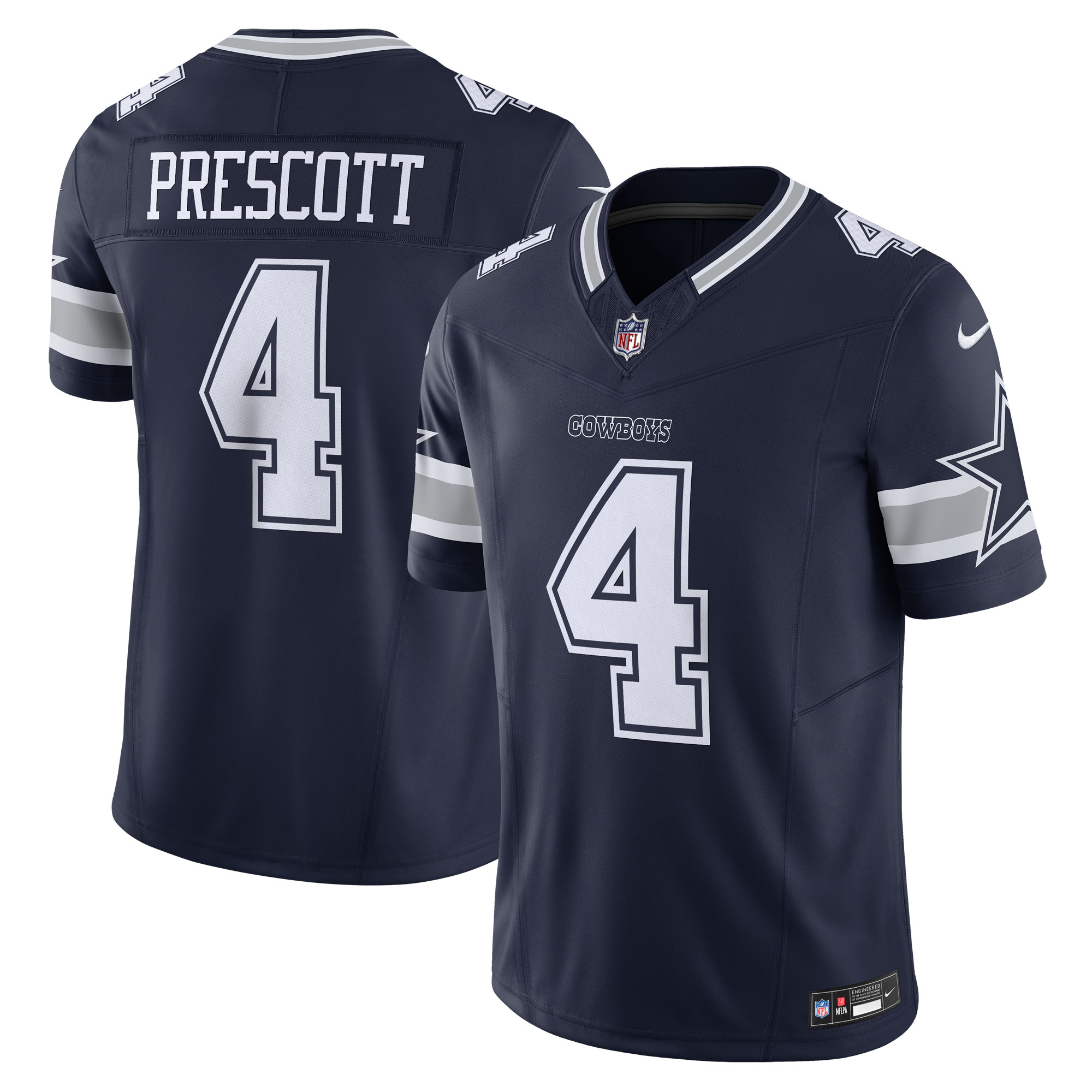 Dak Prescott Dallas Cowboys Nike Vapor F.U.S.E. Limited Jersey - Navy - PersonalJerseys