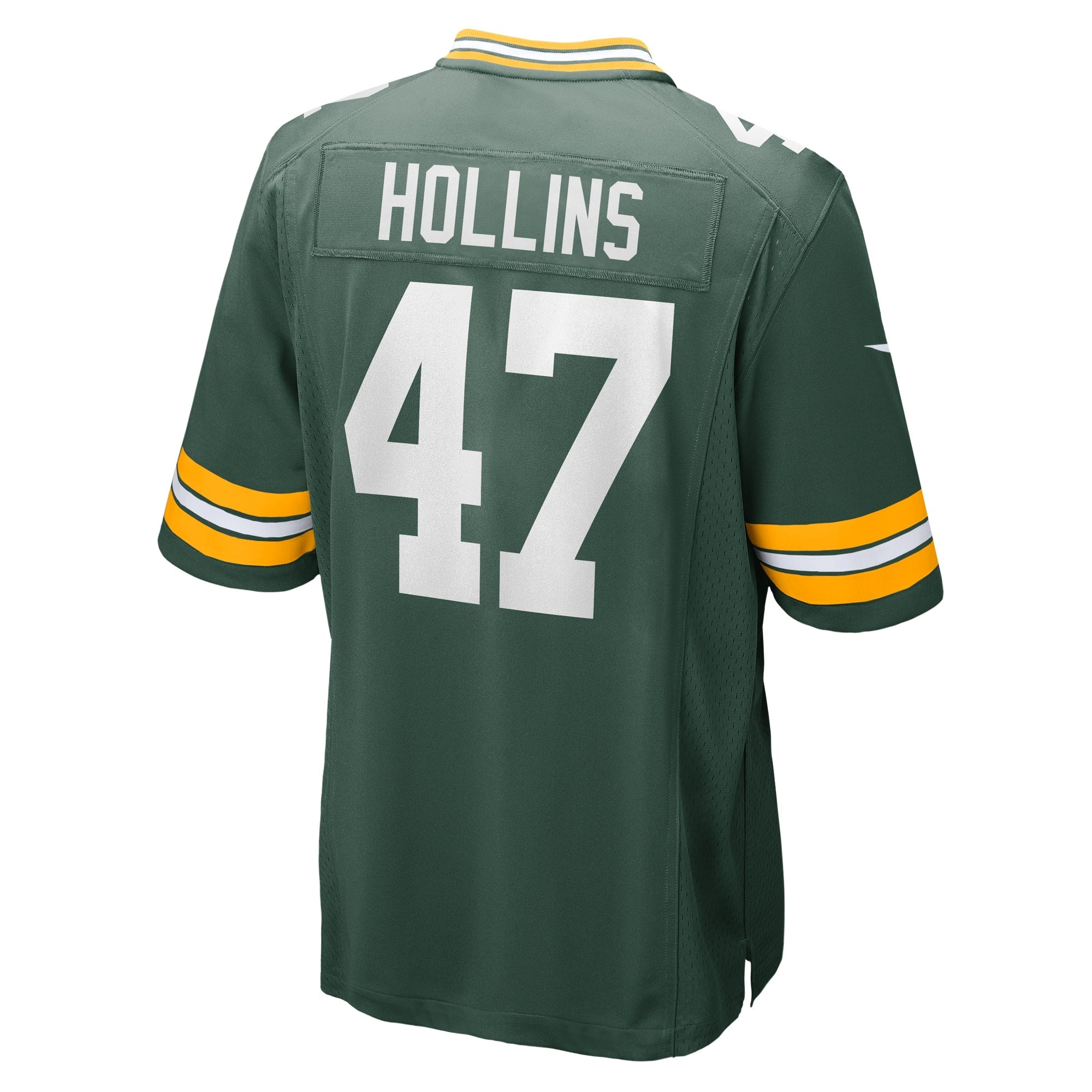 Men's Nike Justin Hollins Green Green Bay Packers Home Game Player Jersey - PersonalJerseys