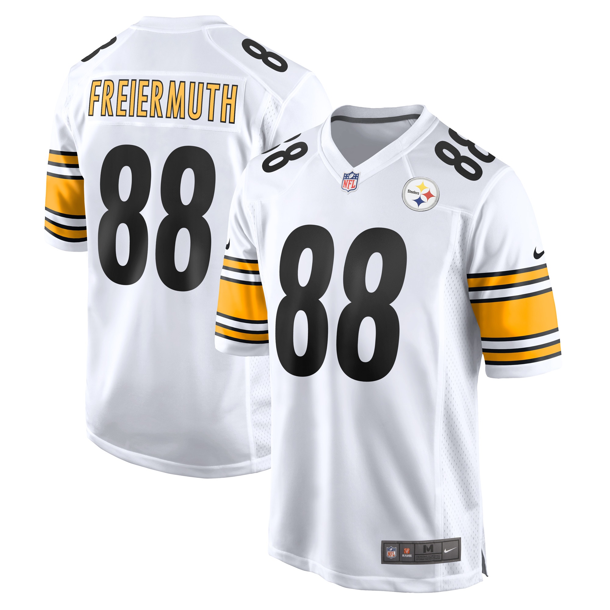 Pat Freiermuth Pittsburgh Steelers Nike Game Player Jersey - White - PersonalJerseys