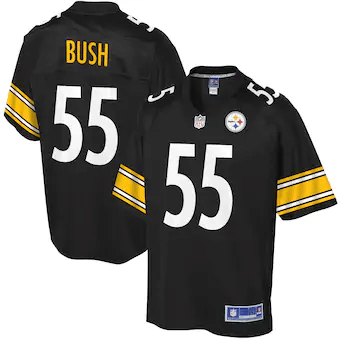 Devin Bush Pittsburgh Steelers NFL Pro Line Team Player Jersey - Black - Friend Lounge Store - Shop for All Things Jerseys Sports - PersonalJerseys