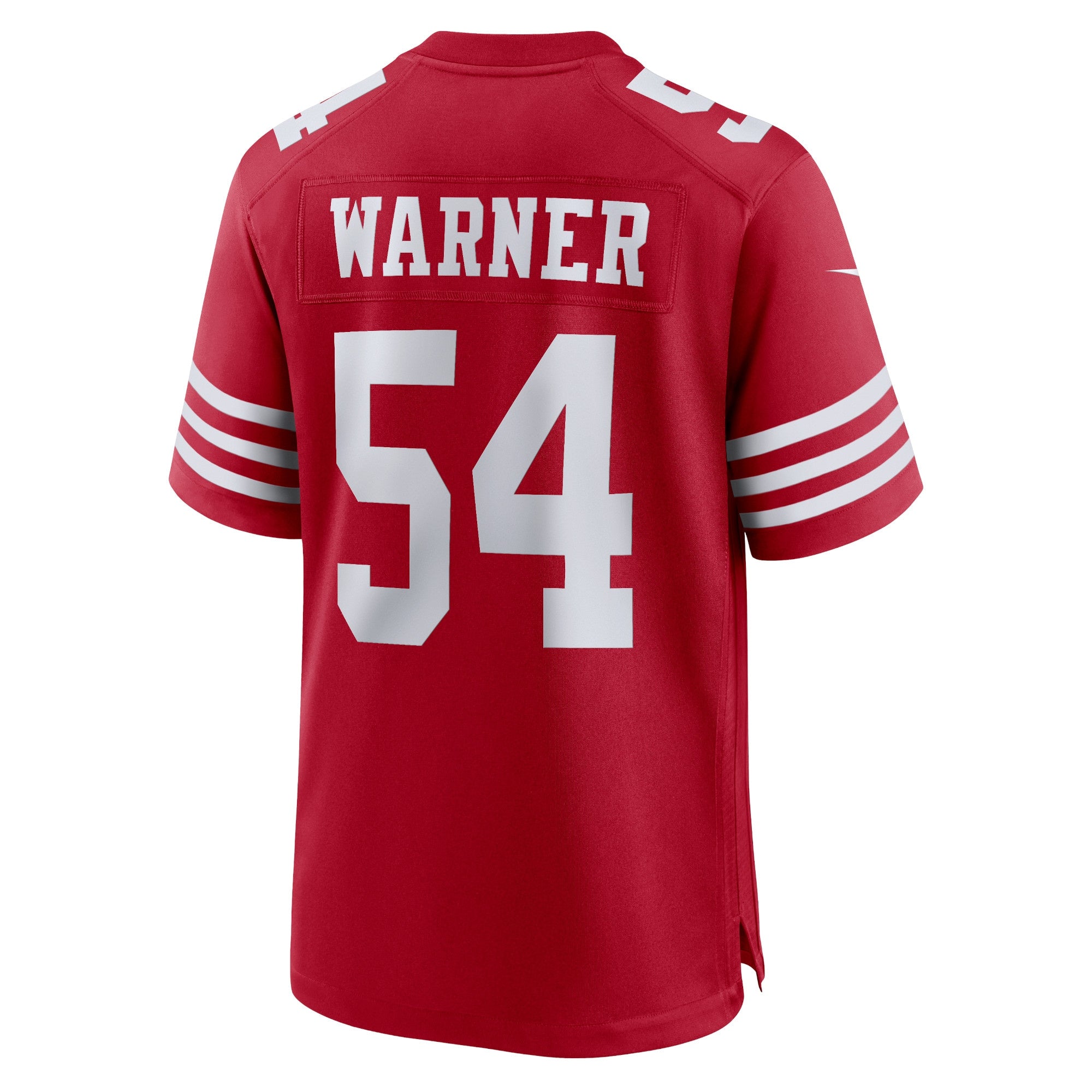 Men's Nike Fred Warner Scarlet San Francisco 49ers Player Game Jersey - PersonalJerseys