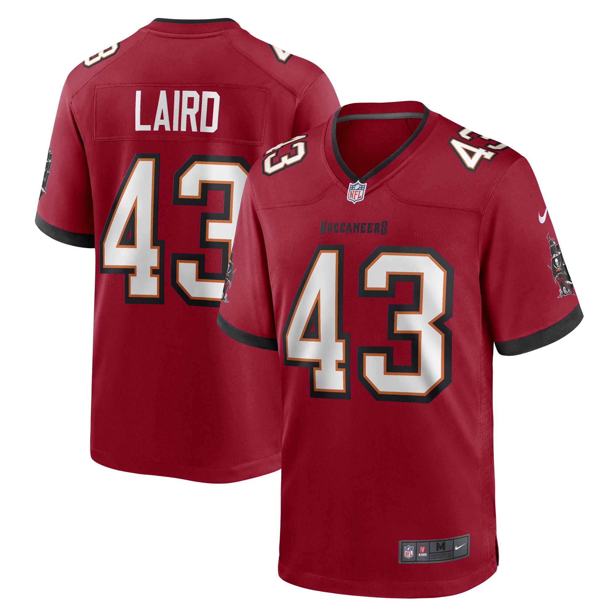 Tampa Bay Buccaneers Patrick Laird Red Game Player Jersey for Youth Women Men - Friend Lounge Store - Shop for All Things Jerseys Sports - PersonalJerseys