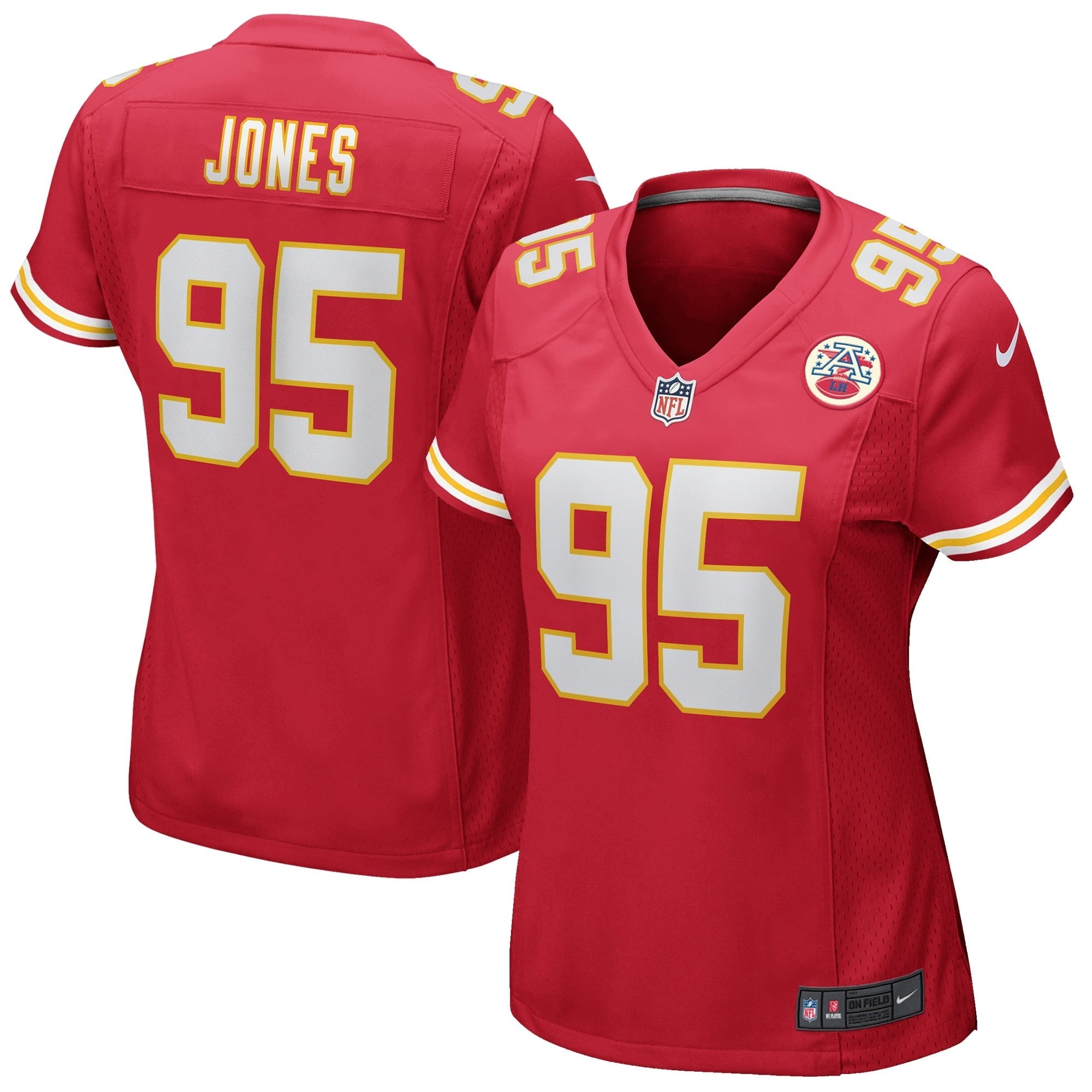 Women's Nike Chris Jones Red Kansas City Chiefs Game Jersey - PersonalJerseys