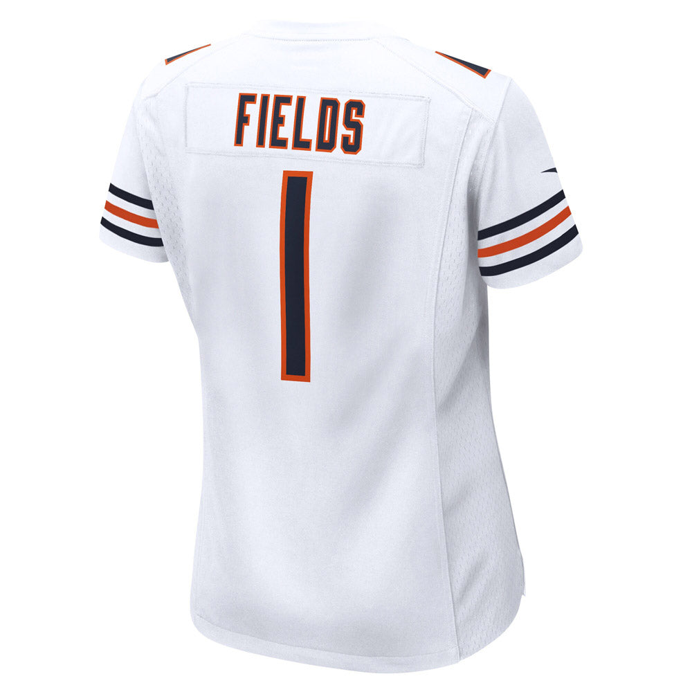 Women's Chicago Bears Justin Fields Game Jersey White - Sports Wear Jersey - PersonalJerseys