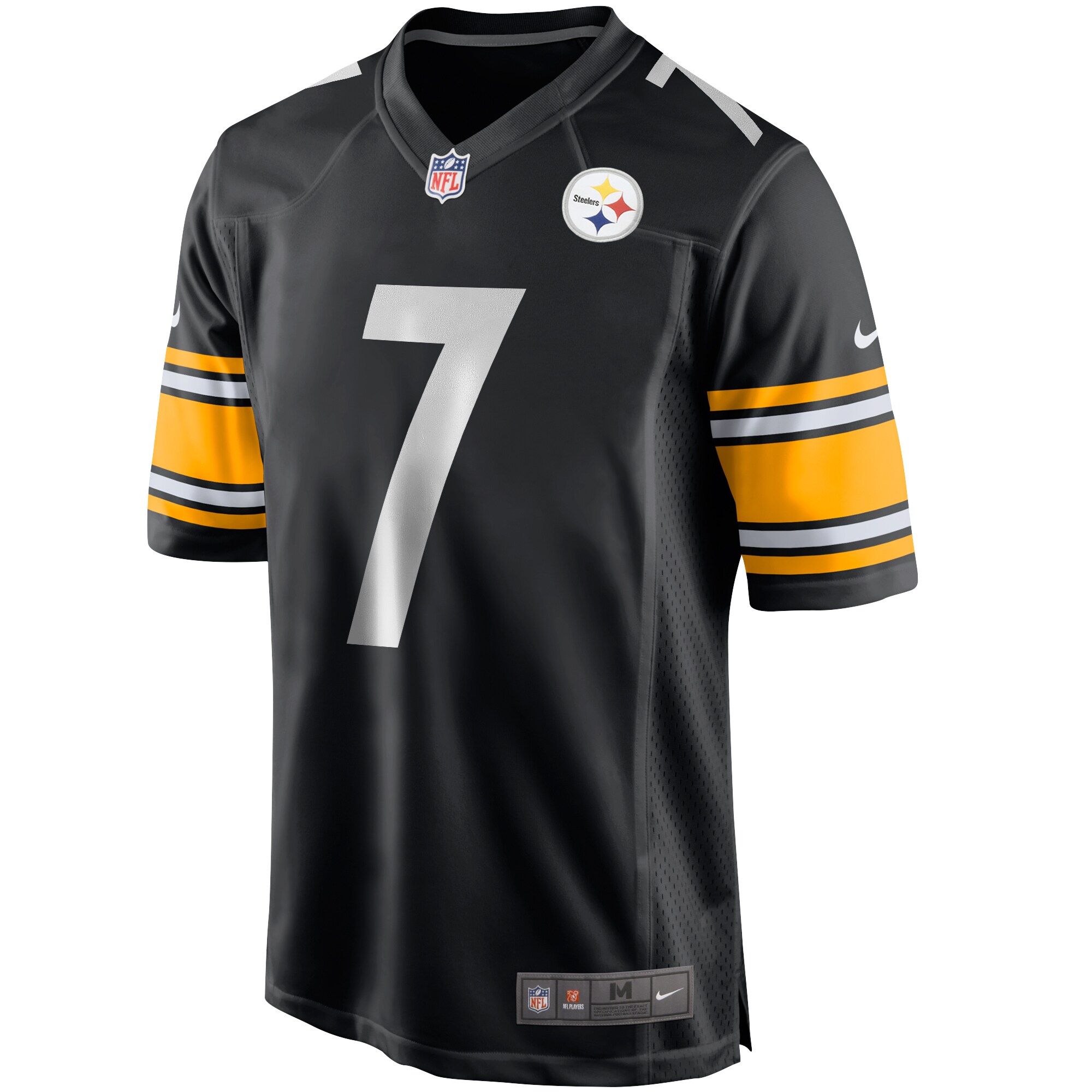 Ben Roethlisberger Pittsburgh Steelers Nike Team Game Jersey - Black - PersonalJerseys