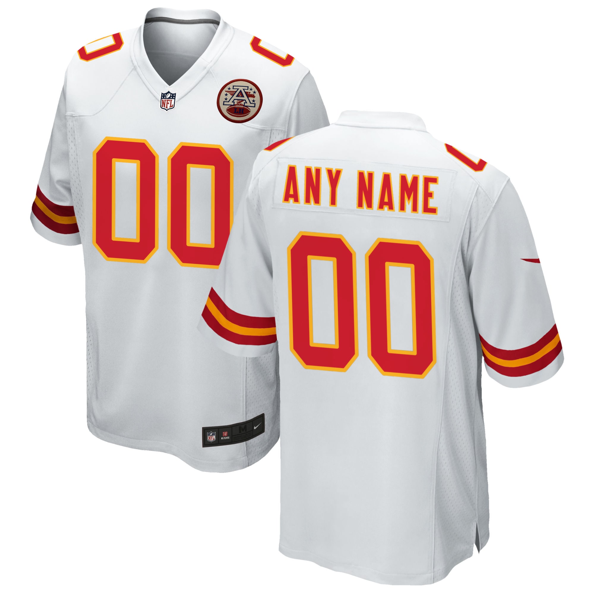 Kansas City Chiefs White Custom Game Jersey for Youth Women Men - Friend Lounge Store - Shop for All Things Jerseys Sports - PersonalJerseys