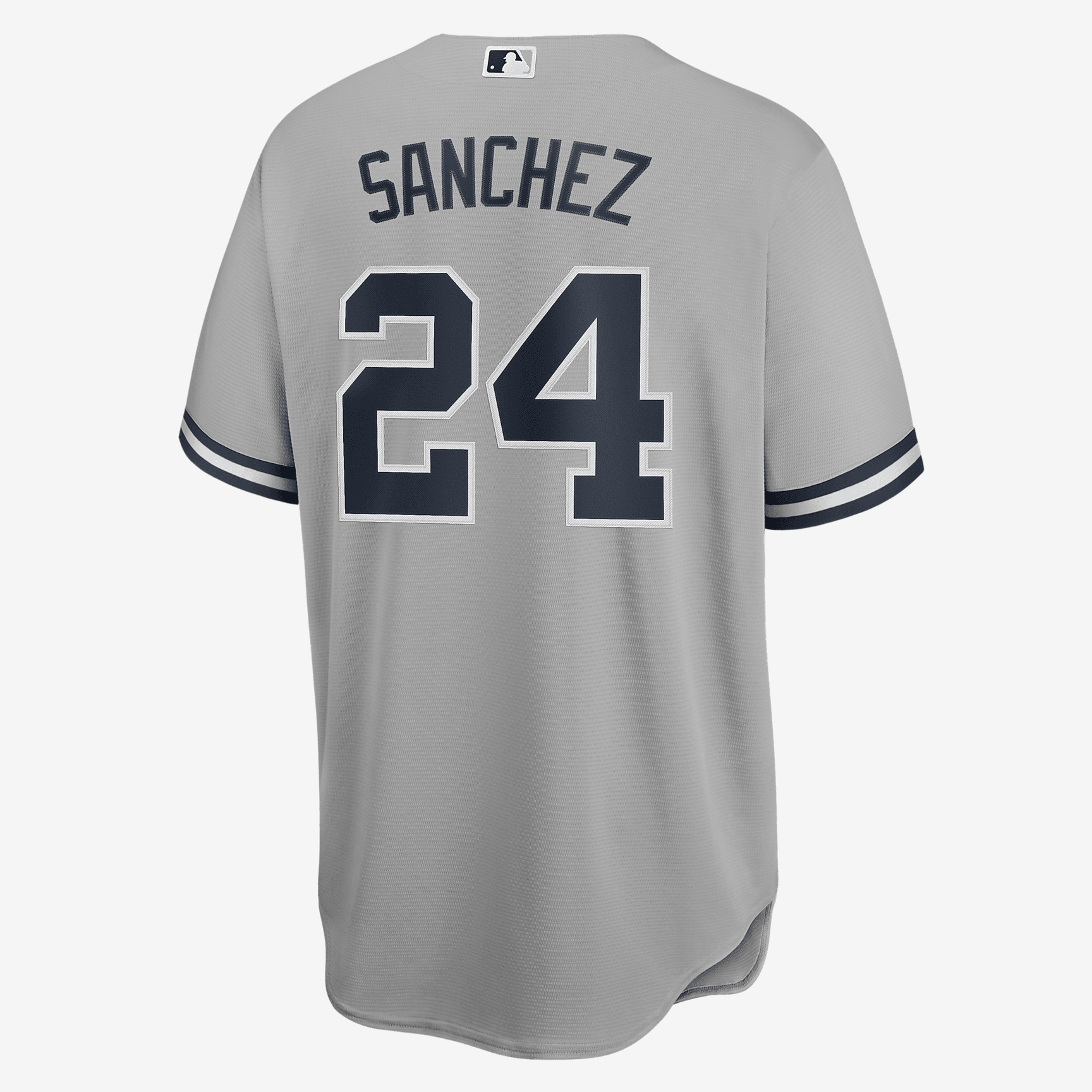 MLB New York Yankees (Gary Sanchez) Men's Replica Baseball Jersey - Atmosphere Grey - PersonalJerseys