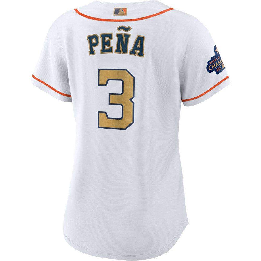 Women's Houston Astros Jeremy Pena World Series Champions Replica Jersey - White - PersonalJerseys