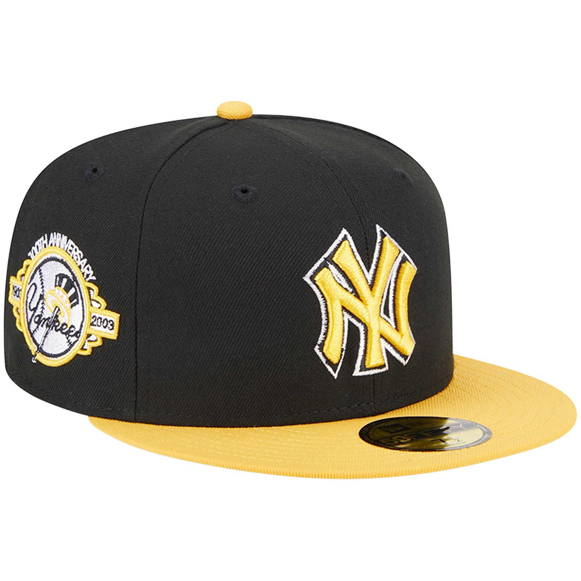 New York Yankees New Era 59FIFTY Fitted Hat - Black/Gold - PersonalJerseys