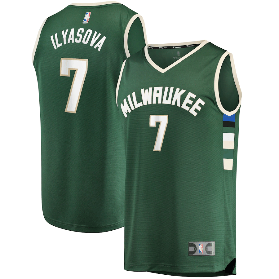 Ersan Ilyasova Milwaukee Bucks Branded Fast Break Player Jersey - Icon Edition - Green - Friend Lounge Store - Shop for All Things Jerseys Sports - PersonalJerseys
