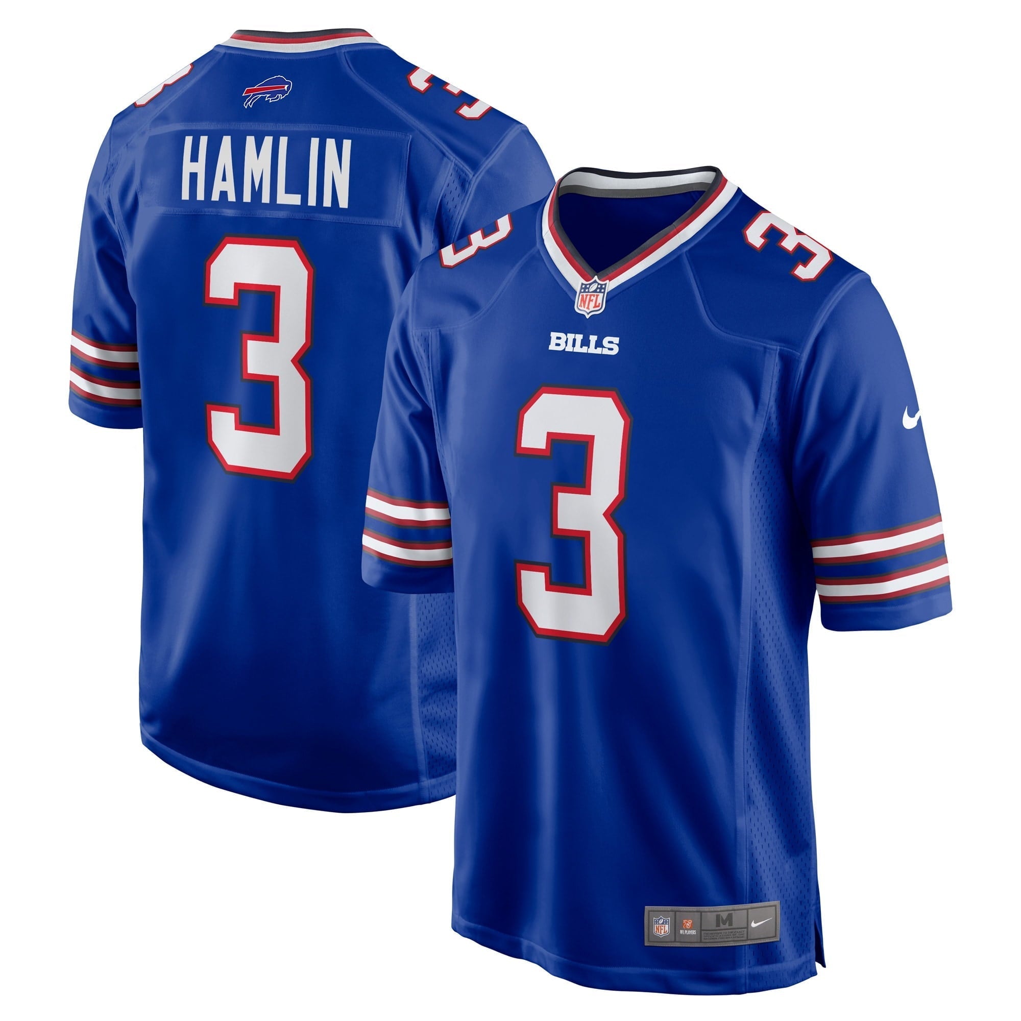 Men's Nike Damar Hamlin Royal Buffalo Bills Game Jersey - PersonalJerseys